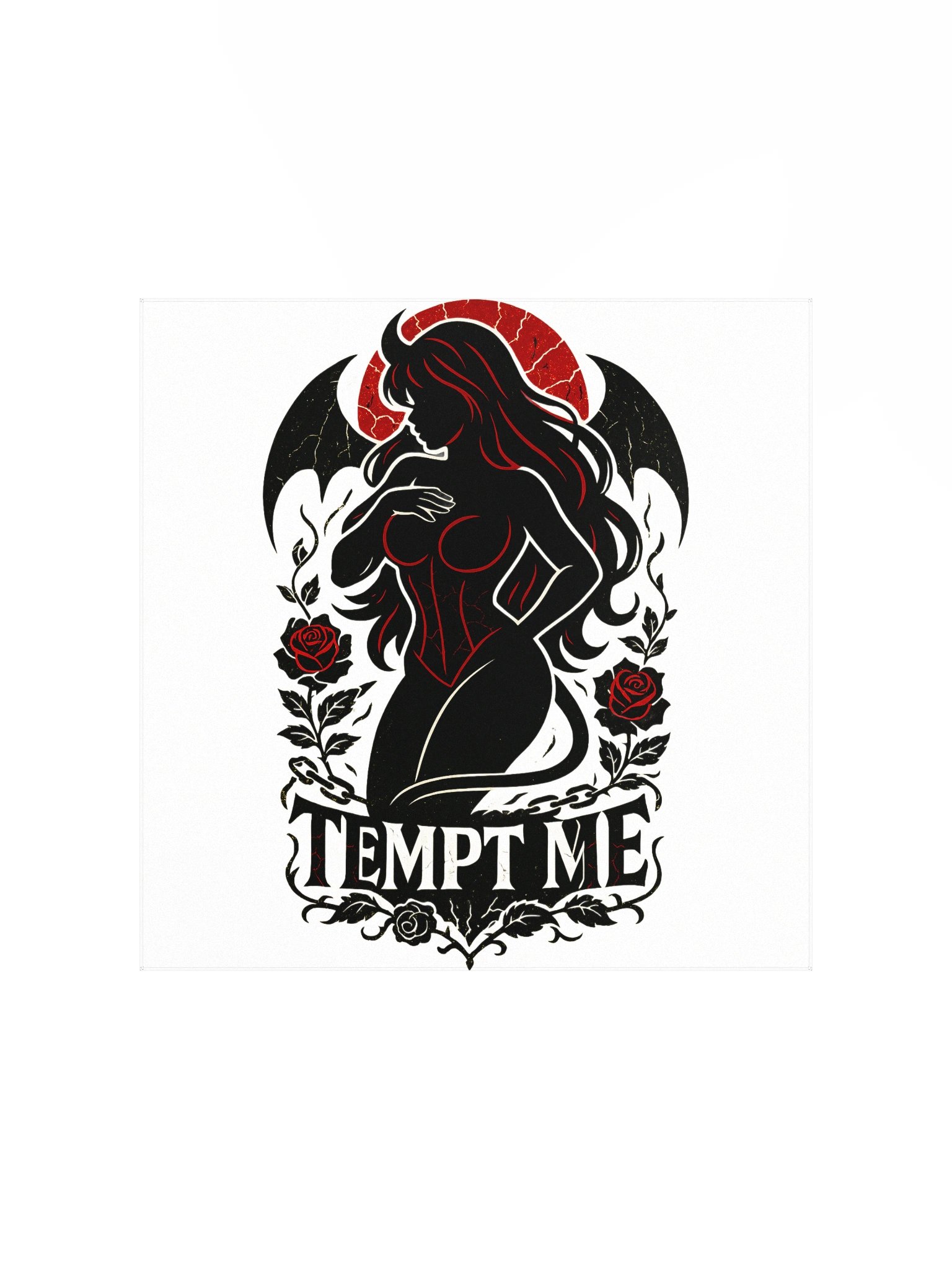 Tempt Me Devilish Silhouette Poster product image (5)