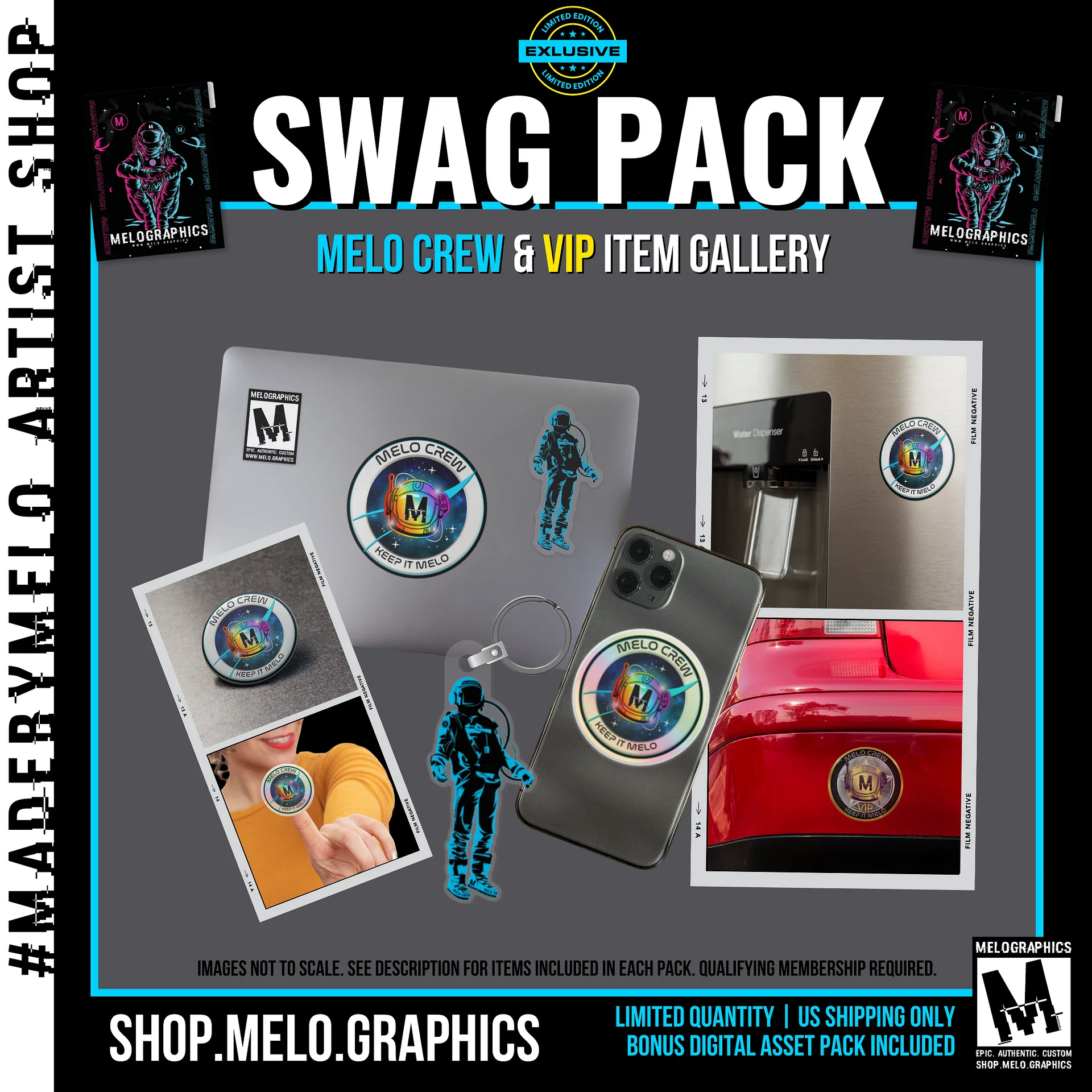 [LIMITED EDITION] #MeloCrew VIP Swag Pack + BONUS Digital Bundle | #MadeByMELO product image (3)