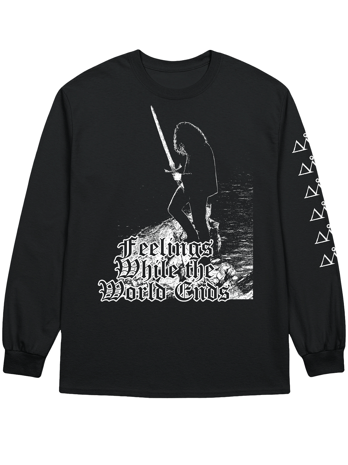 Feelings While the World Ends - Long Sleeve Shirt - Front only & 1 
