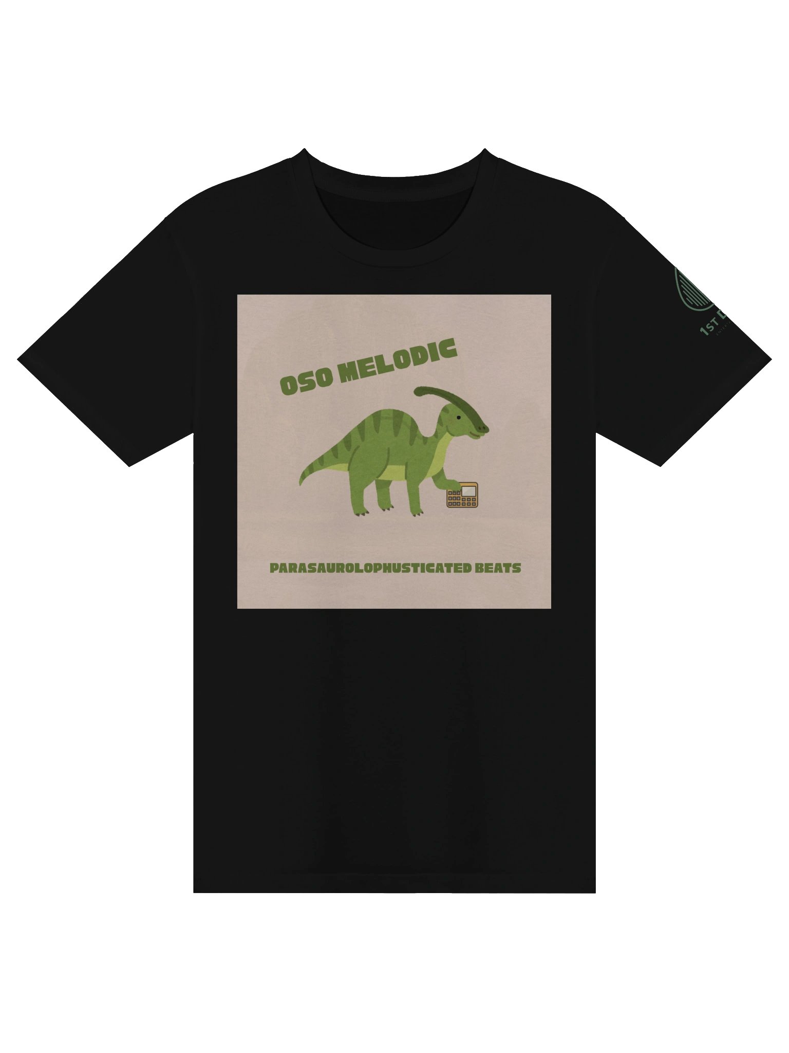 Oso Melodic Parasauroophusticated Beats Cover T-shrt product image (1)