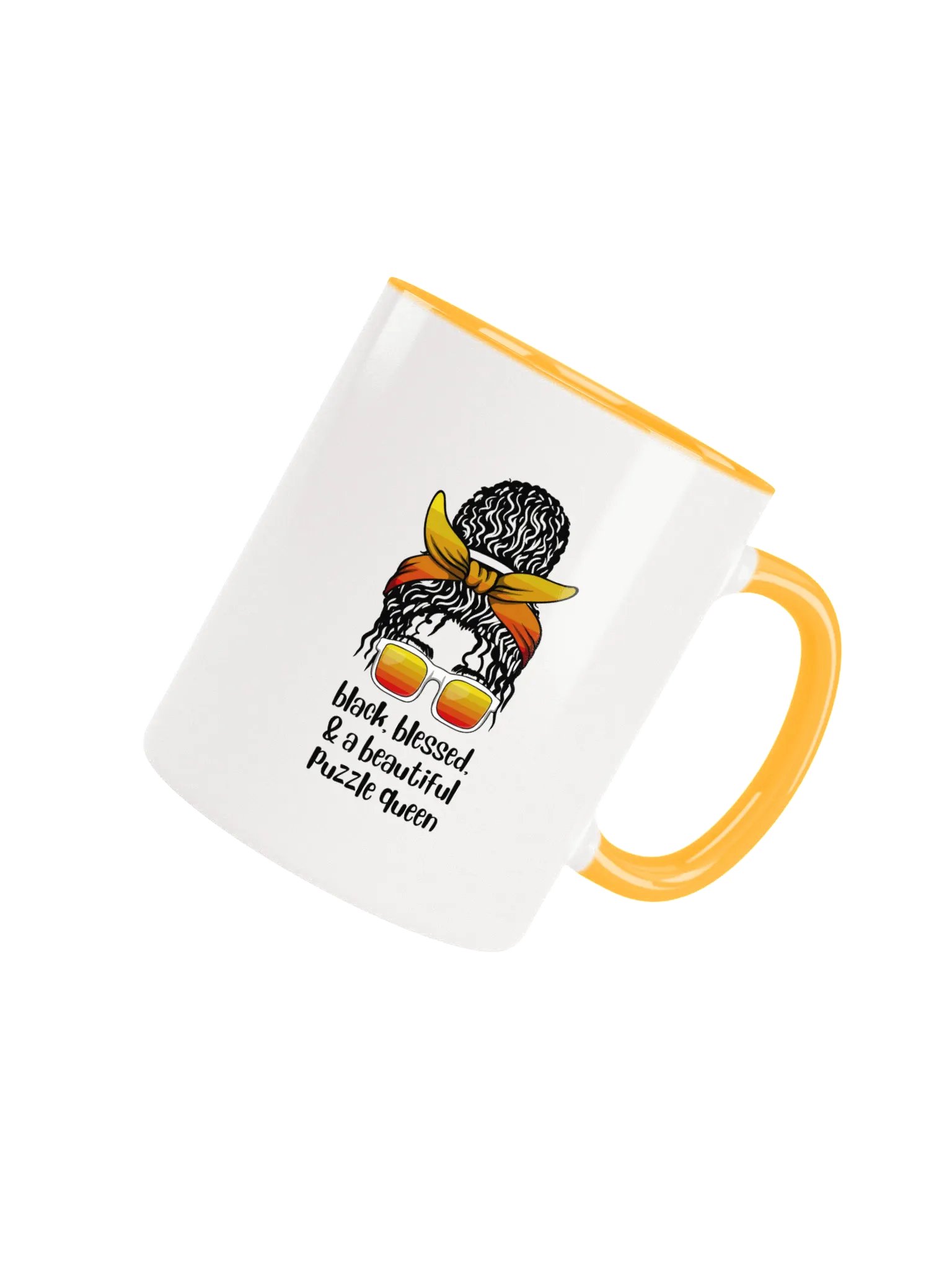 Black, Blessed, & a Beautiful Puzzle Queen Coffee Mug product image (4)