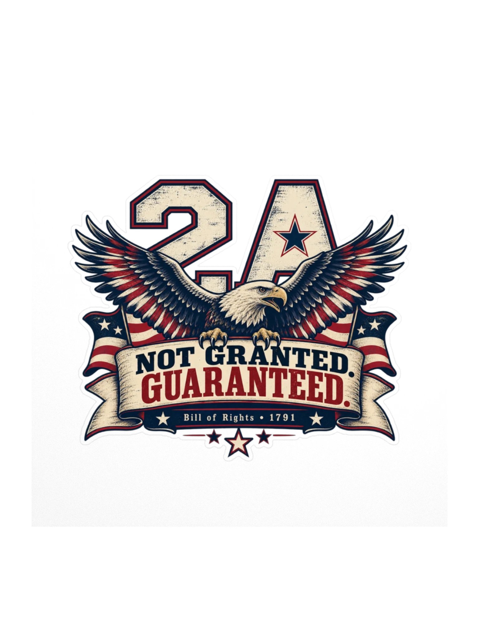 Not Granted, Guaranteed Kiss-Cut Sticker product image (1)