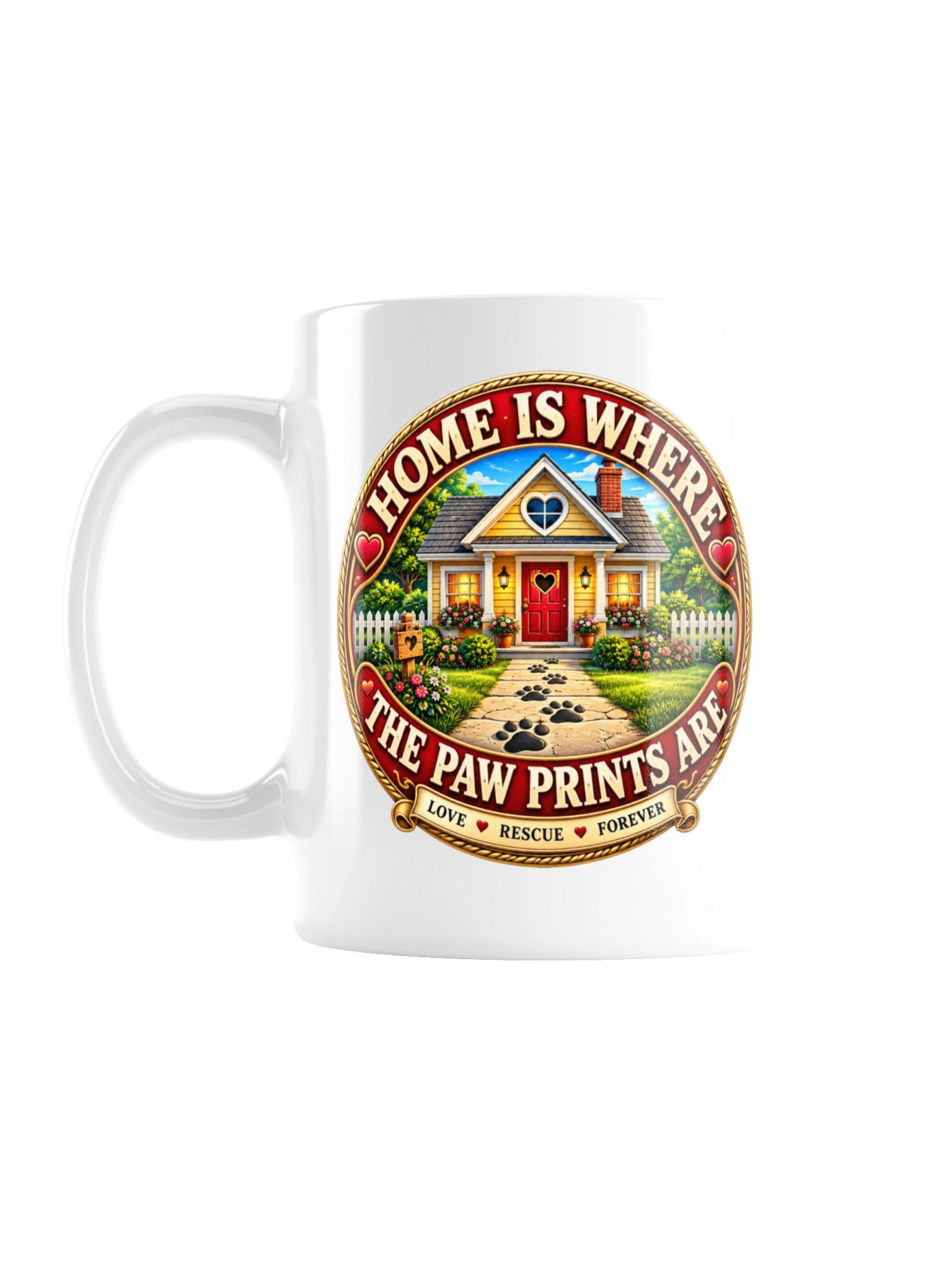 Home Is Where the Paw Prints Are Mug product image (1)