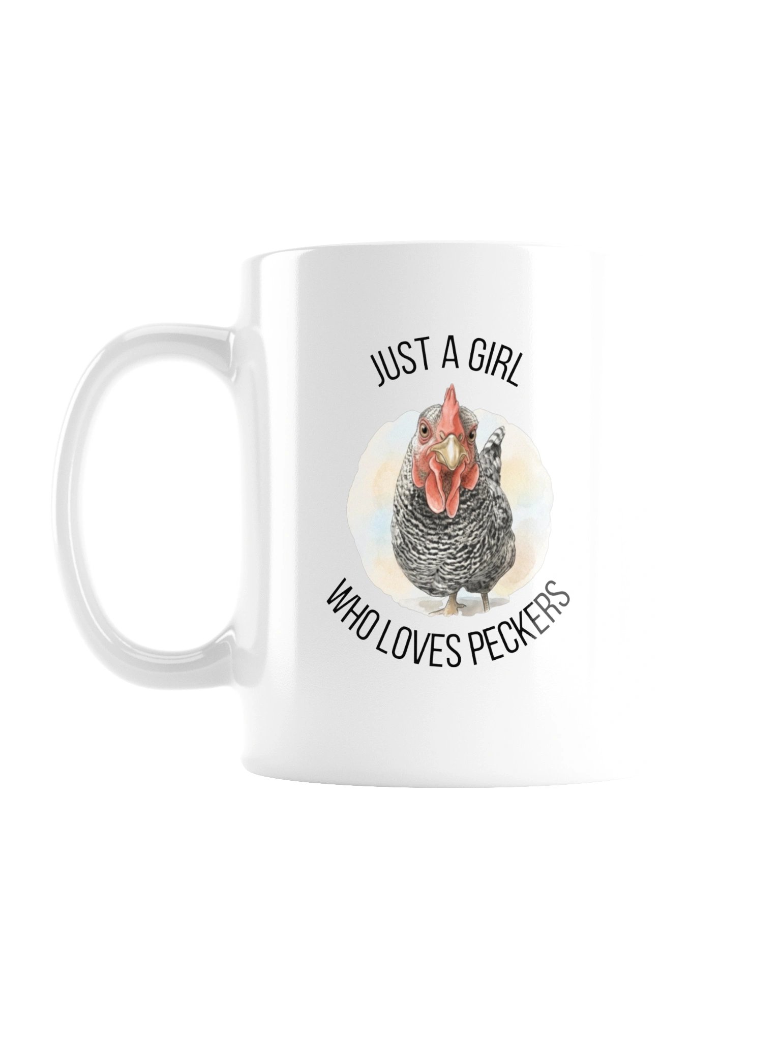 Just a Girl Who Loves Peckers Mug Style A product image (1)