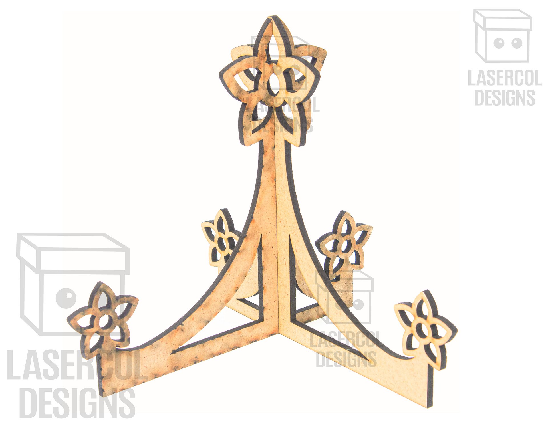 Easel Plate Stand Set 4 - Laser Cut Files product image (7)