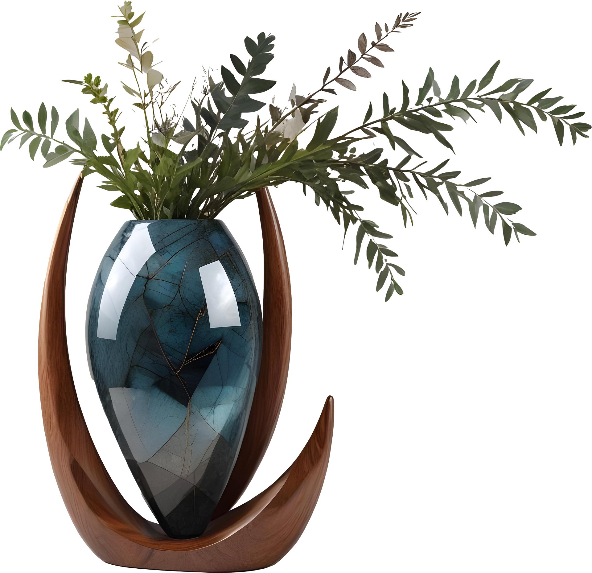 Celestial Symphony Crescent Vase – PNG product image (1)