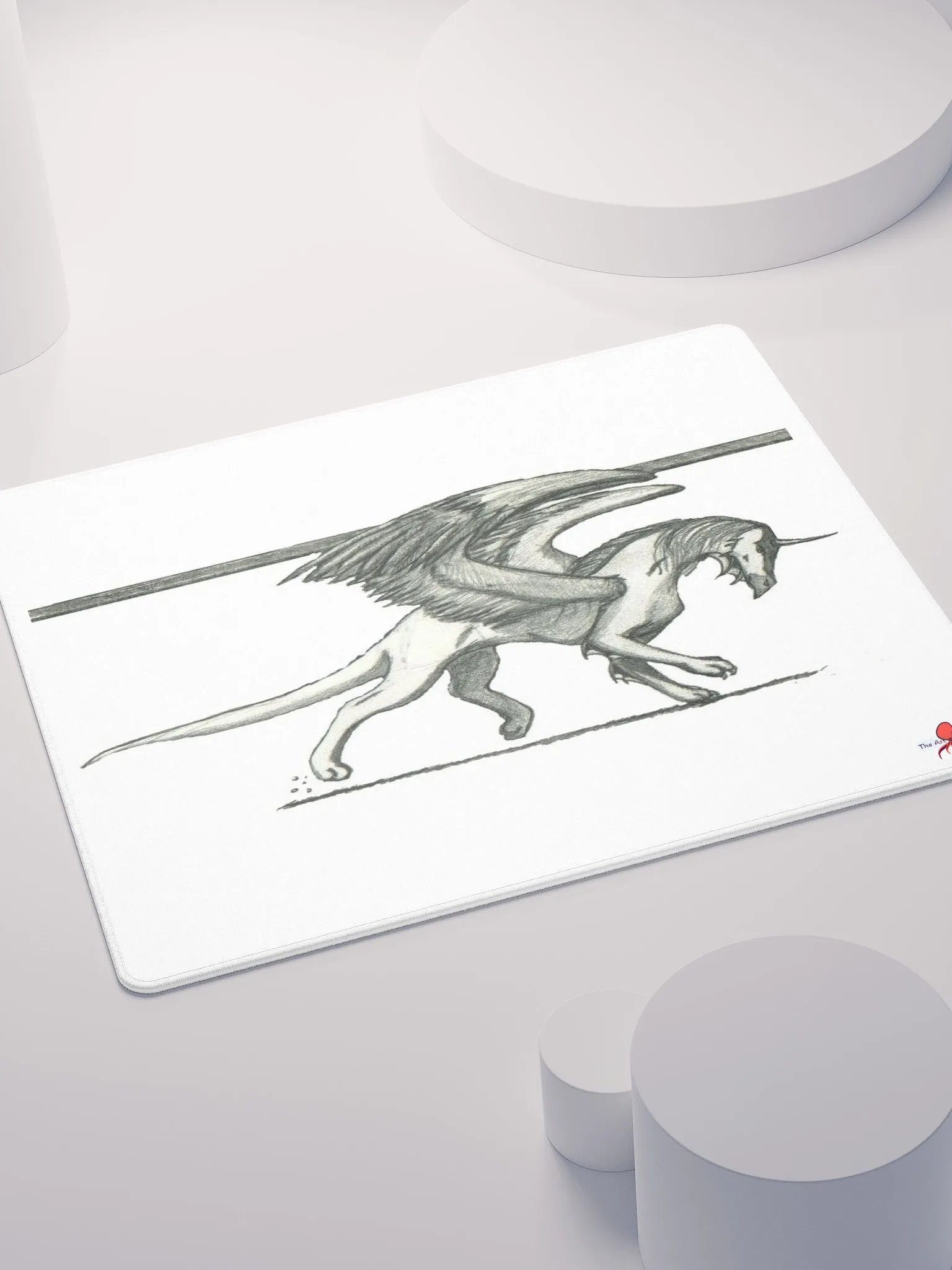 Feathered Wing Dragon Mouse Pad product image (8)