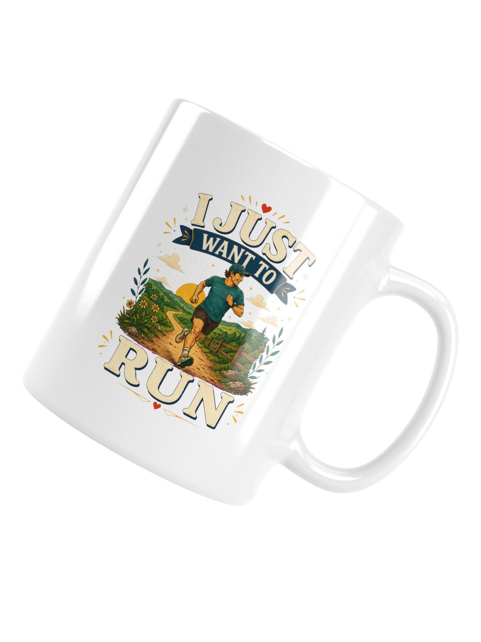 I Just Want To Run Mug product image (6)