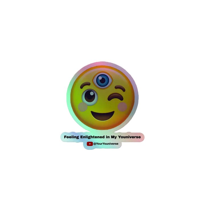 Feeling Enlightened in My Youniverse Holographic Sticker Sheet product image (1)