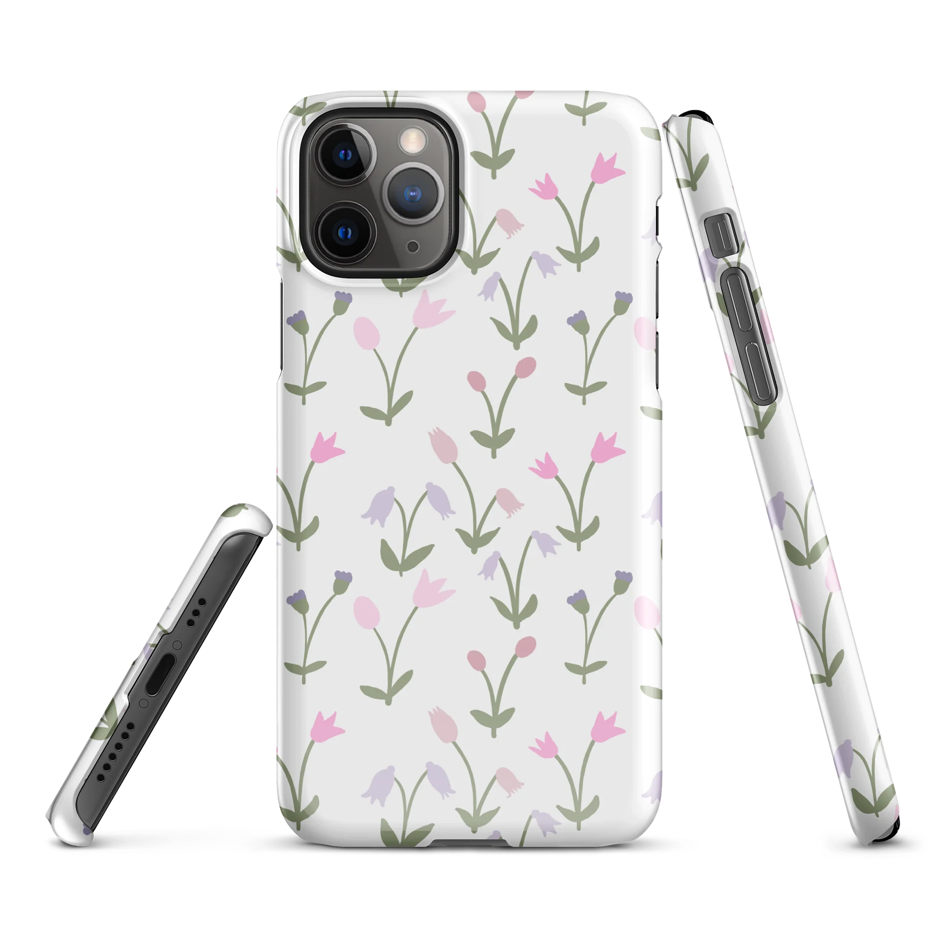 TULIP AND BLUE BELLS FLOWER iPhone® Snap Case product image (2)