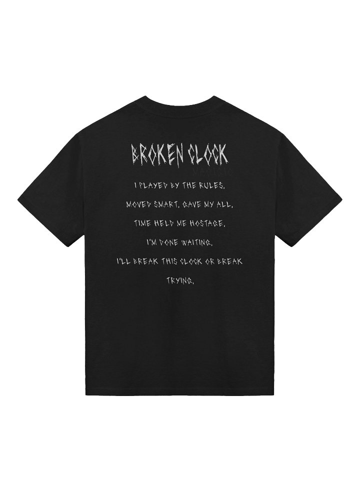 Magigio Broken Clock Faded Oversized Tee product image (2)