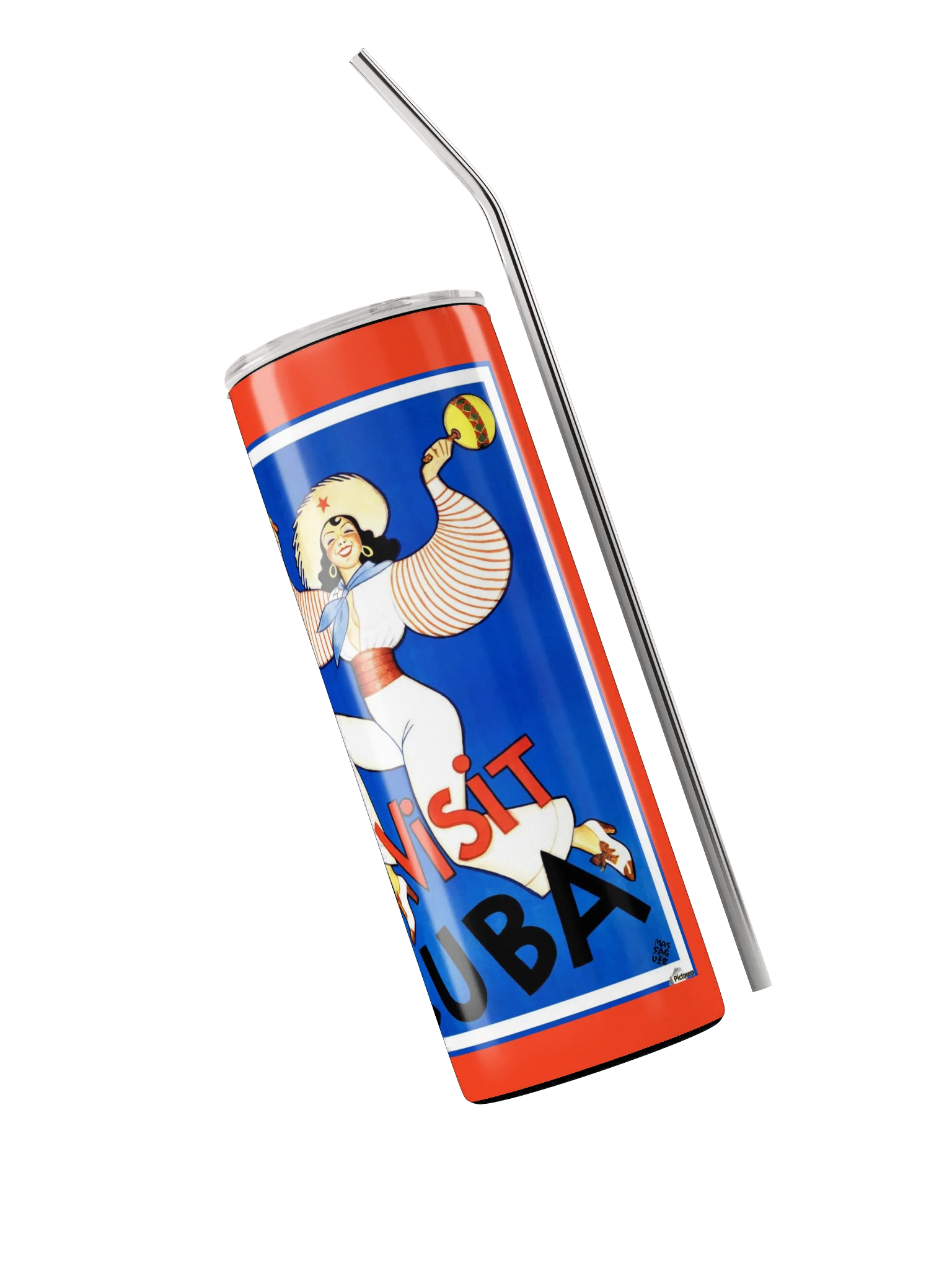 Visit Cuba Vintage Travel Tumbler product image (3)