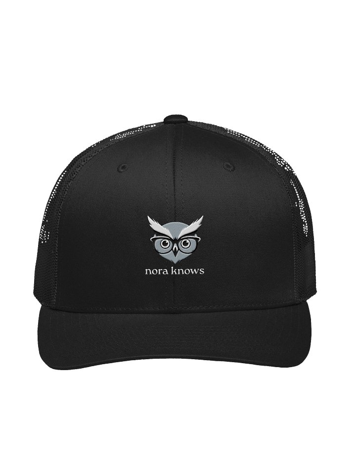 nora knows embroidered trucker cap product image (1)