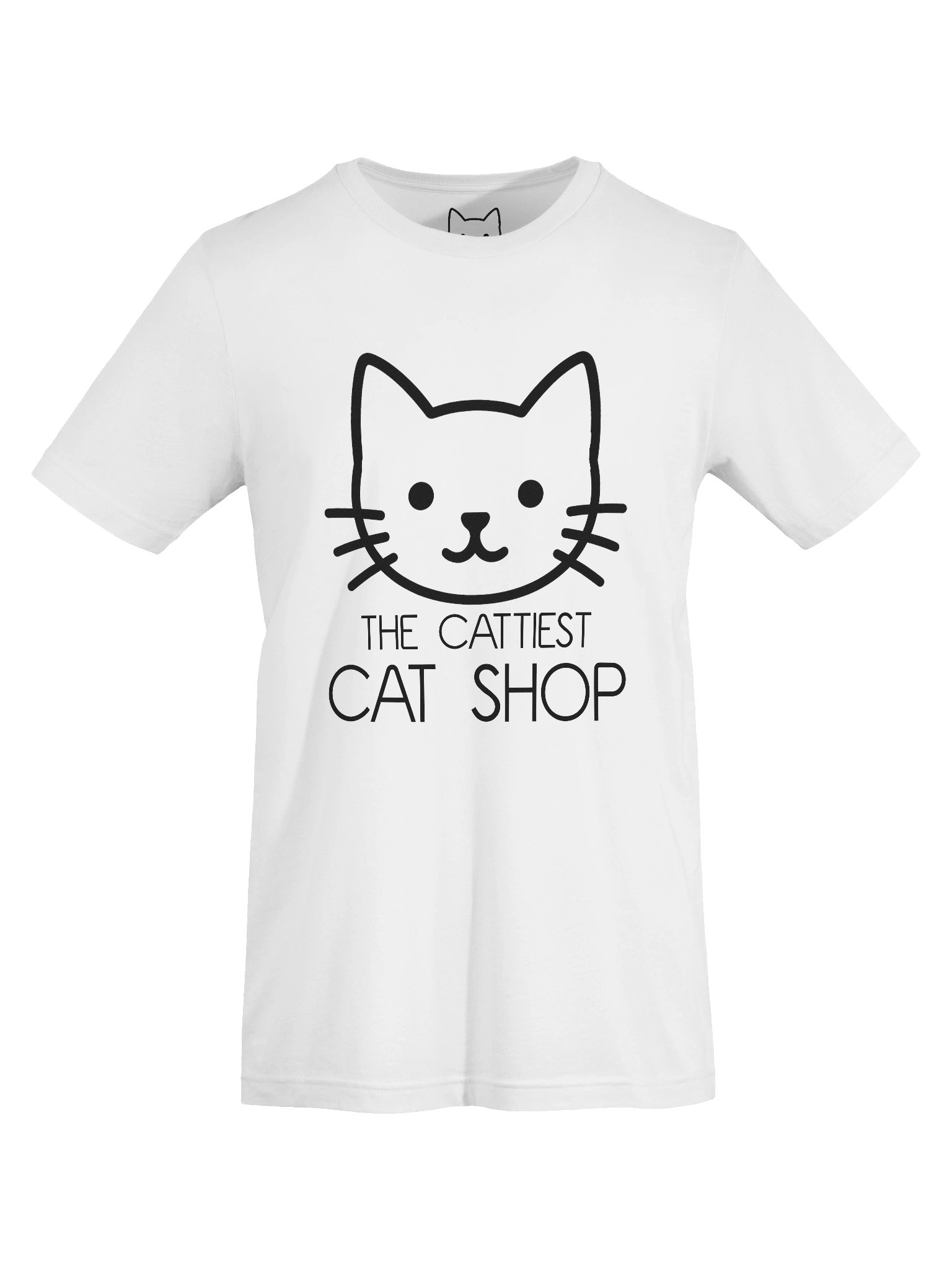 The Cattiest™ Cat Shop Logo (Black) Concert Tee Fit Unisex T-Shirt product image (103)