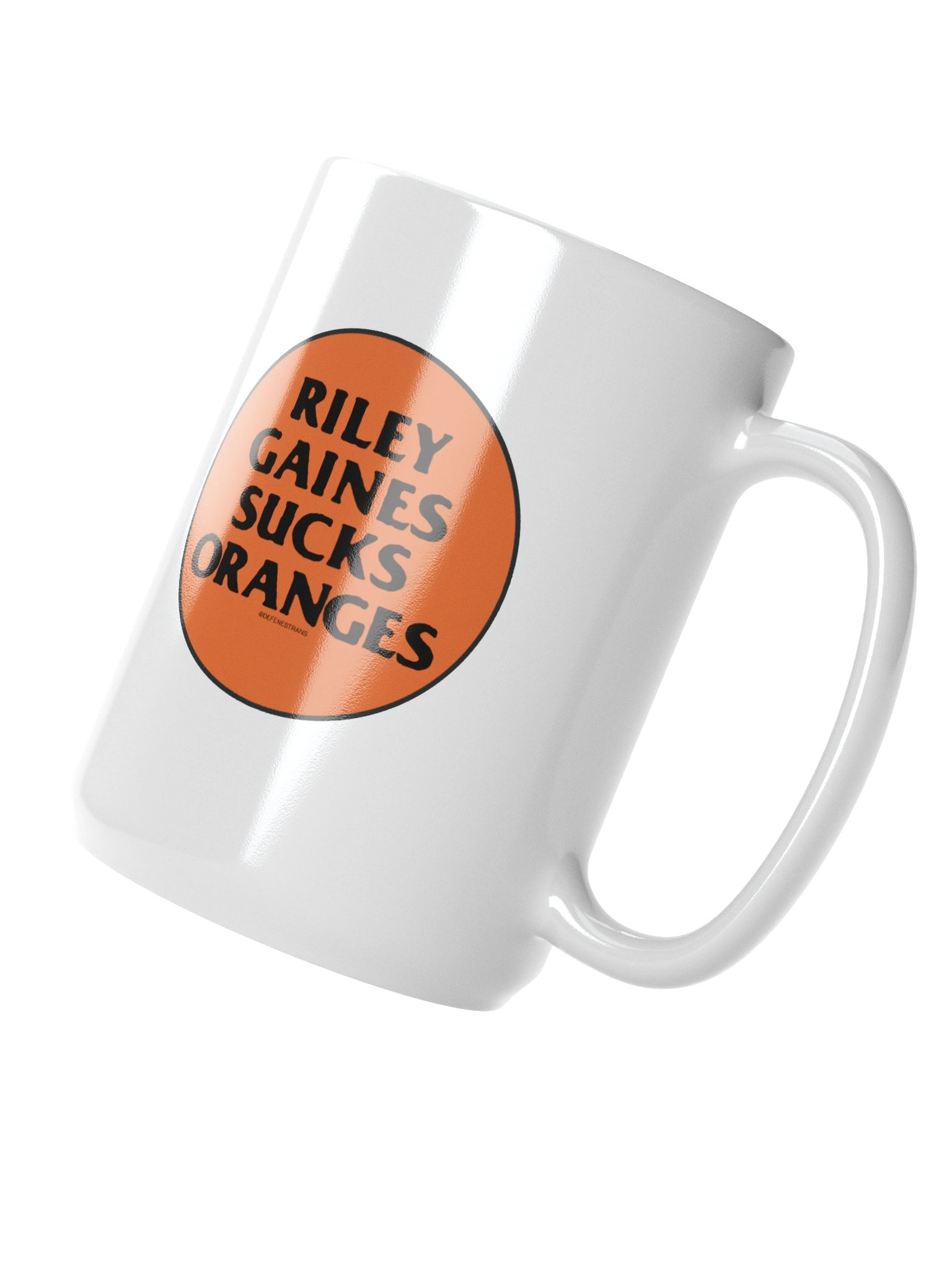 Riley Gaines Sucks Oranges Mug product image (3)