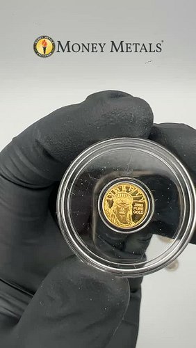 See the Lady Liberty 1/200 oz Gold Round up close. 

Struck in .9999 fine gold, this ultra-fractional bullion round contains ...