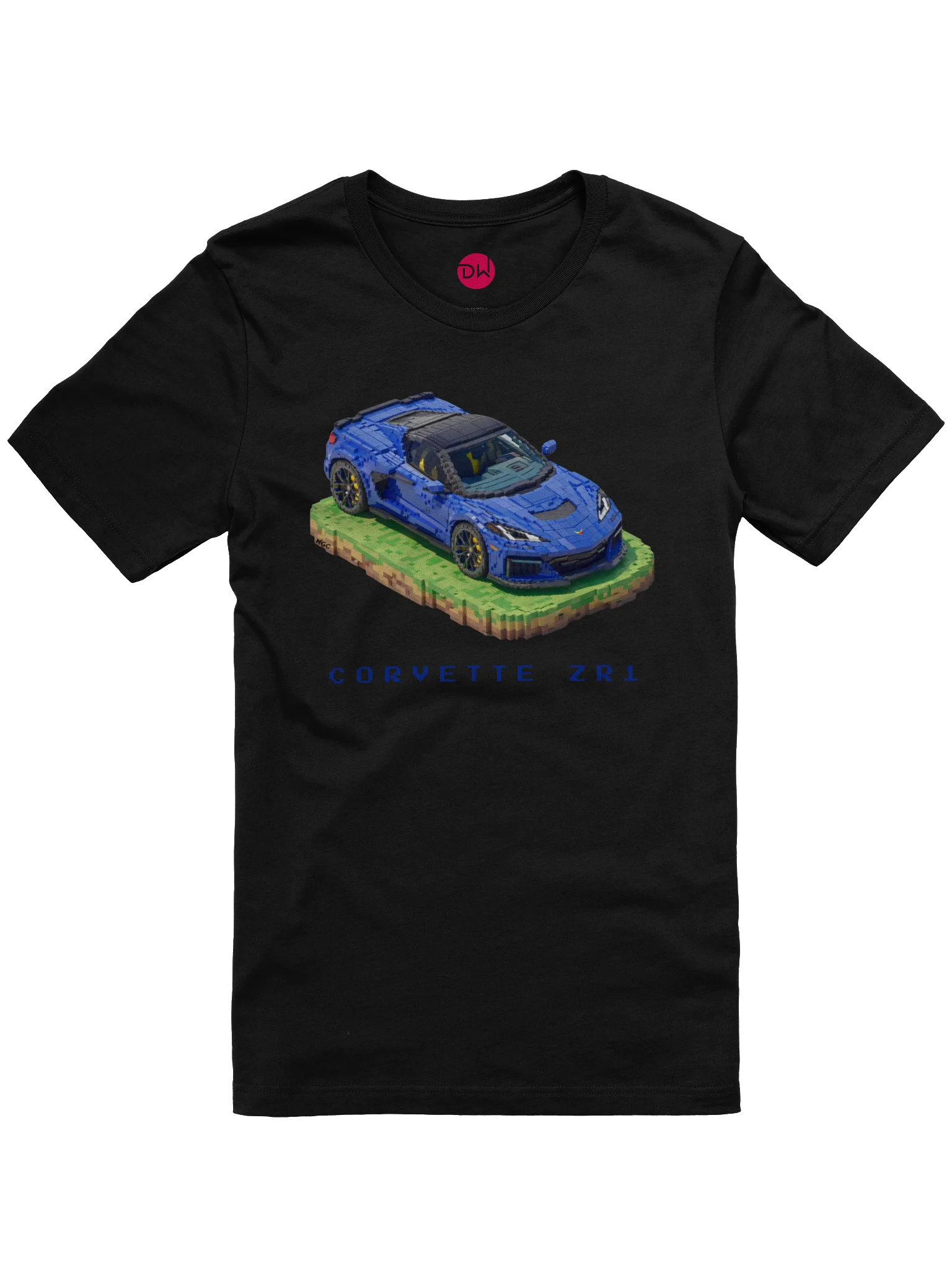 Purple Corvette ZR1 Shirt (Pixel, Retro, Minecraft) product image (3)
