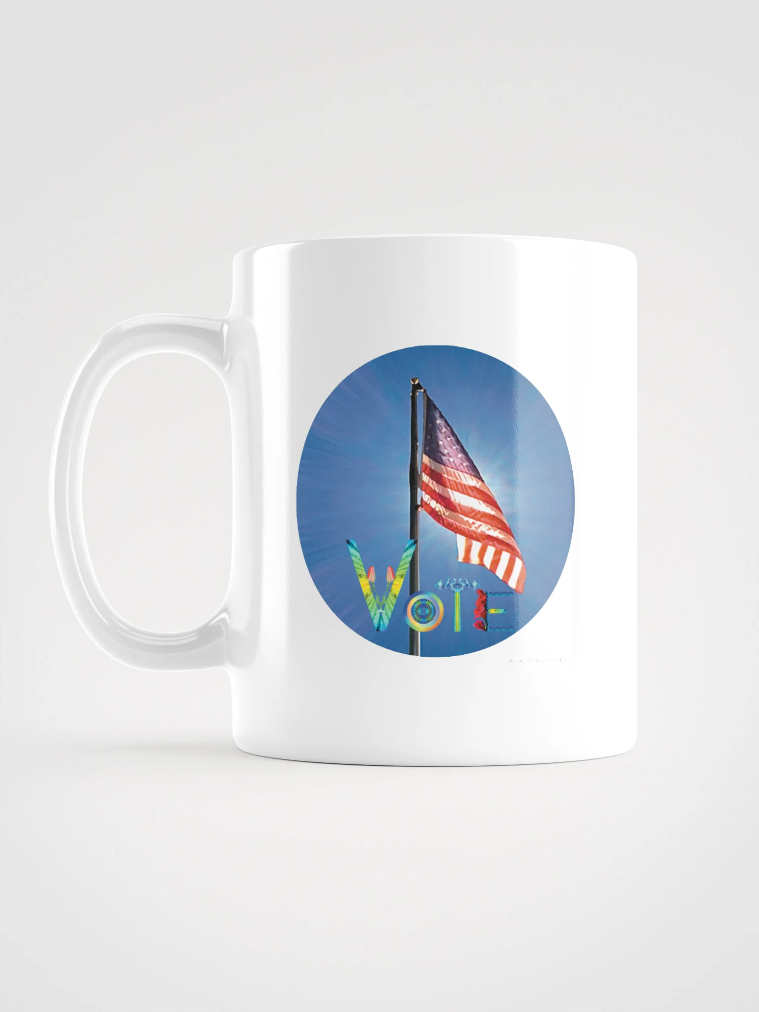 Vote mug with flag product image (1)