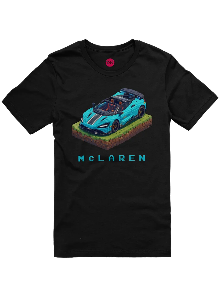Tokyo Cyan McLaren 765LT Spider Shirt (Pixel, Retro, Minecraft) product image (2)