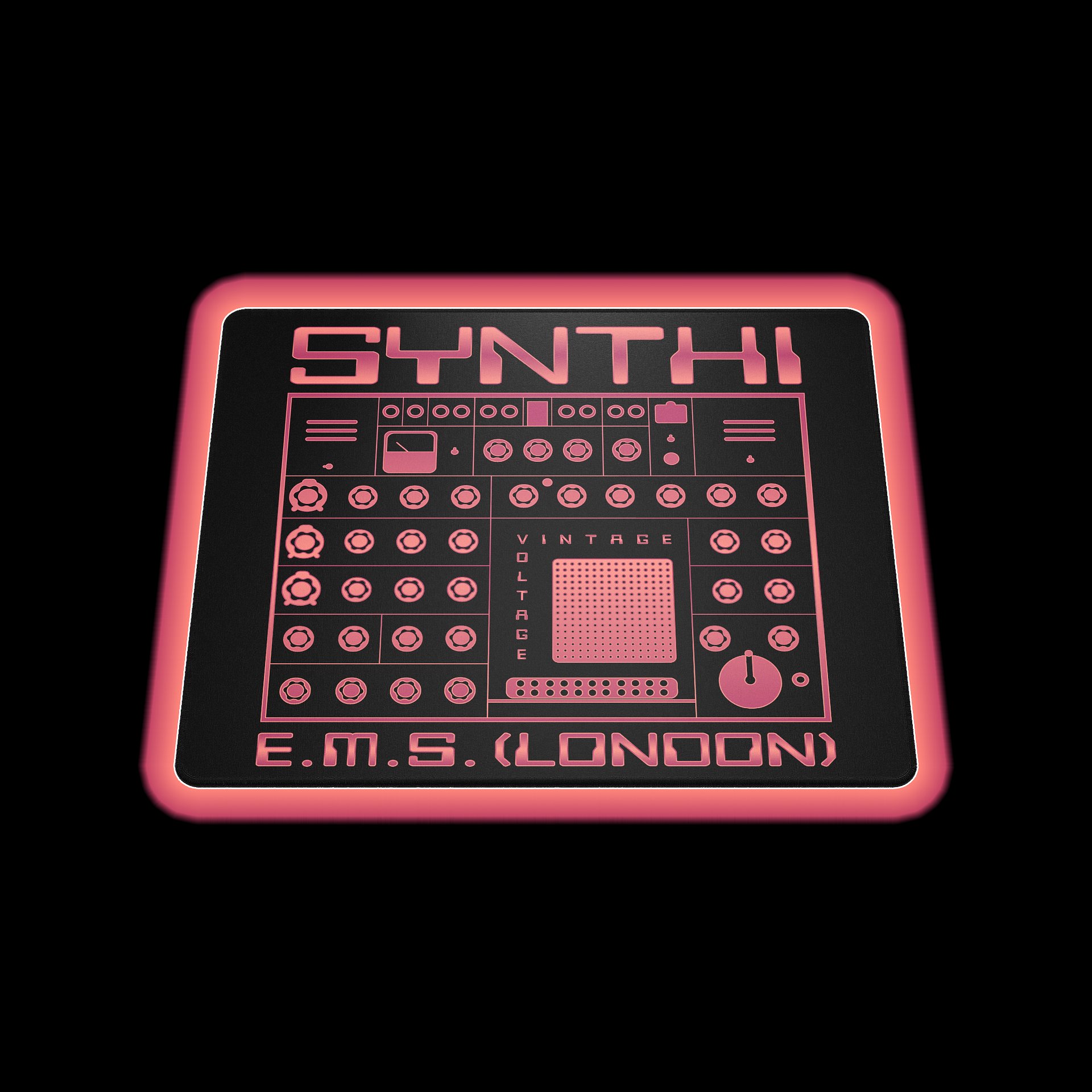 EMS Synthi Gaming Mouse Pad - AKS VCS3 Electronic Music Studios (Vintage Analog Synth) product image (2)