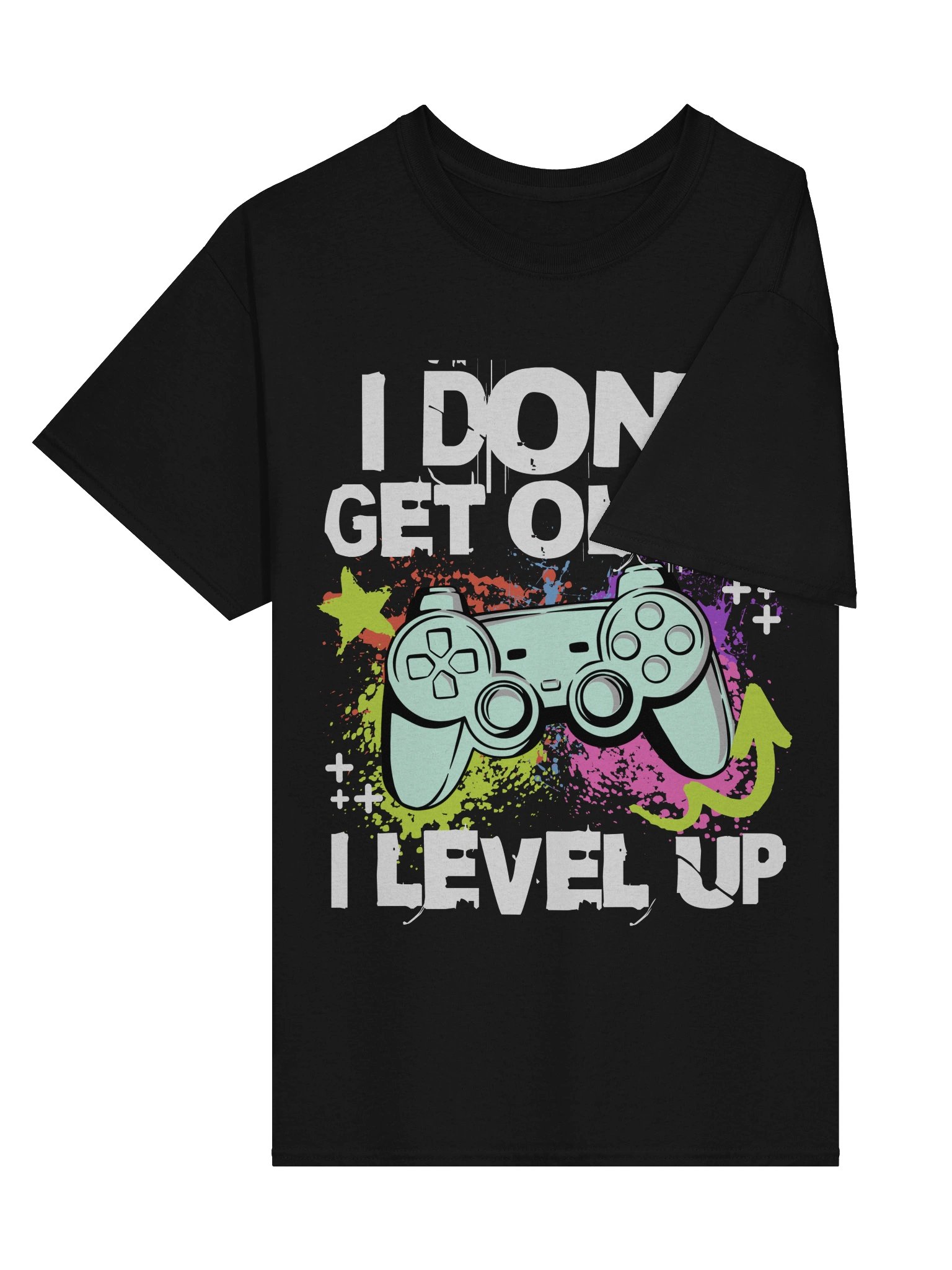 Gaming Vibes Splatter T-Shirt product image (23)