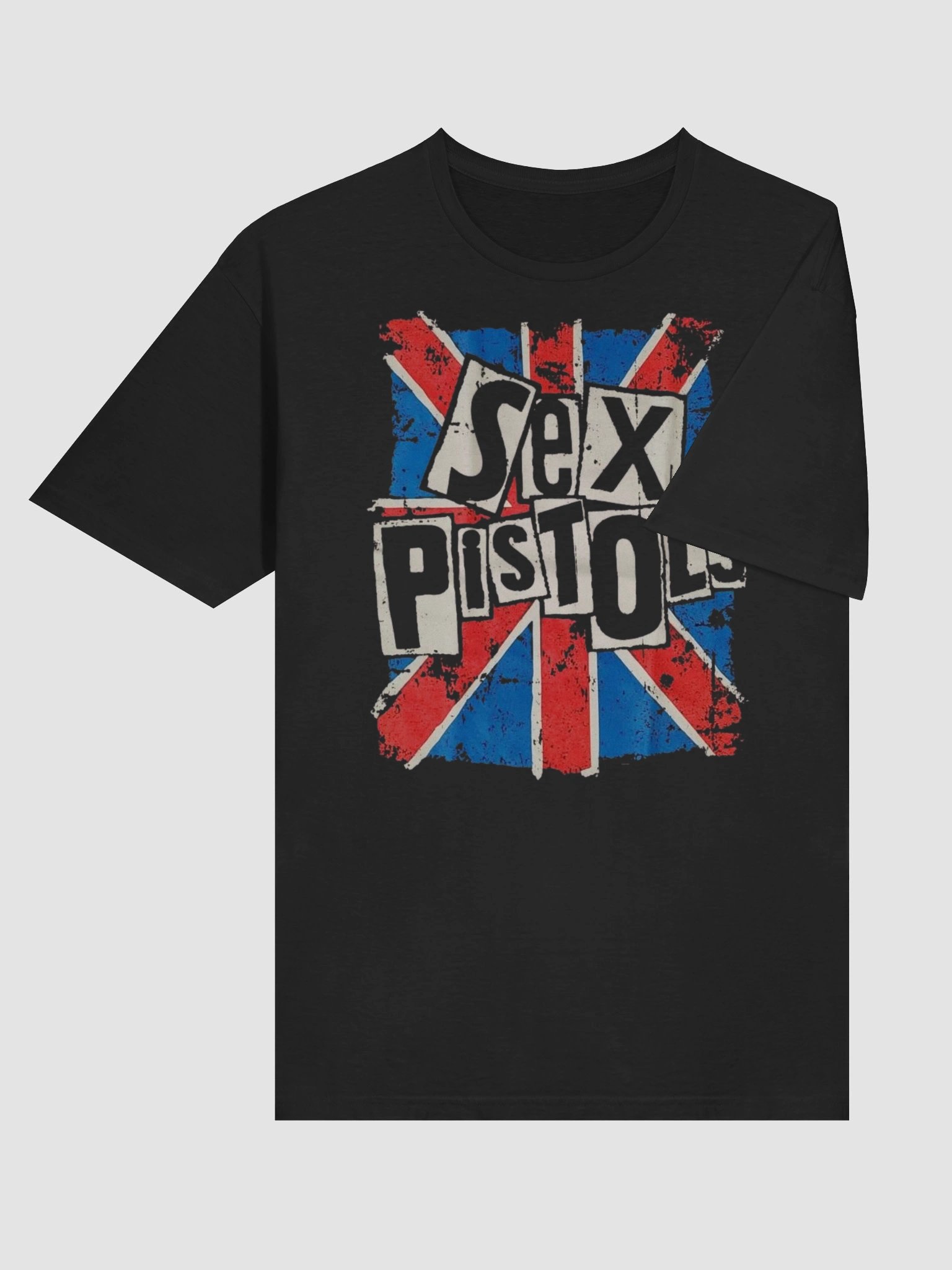 Sex Pistols T-Shirt Union Jack Distressed Vintage 1977 | Johnny Rotten Sid Vicious Punk Rock Graphic Tee | Never Mind The Bollocks Collector Shirt product image (5)