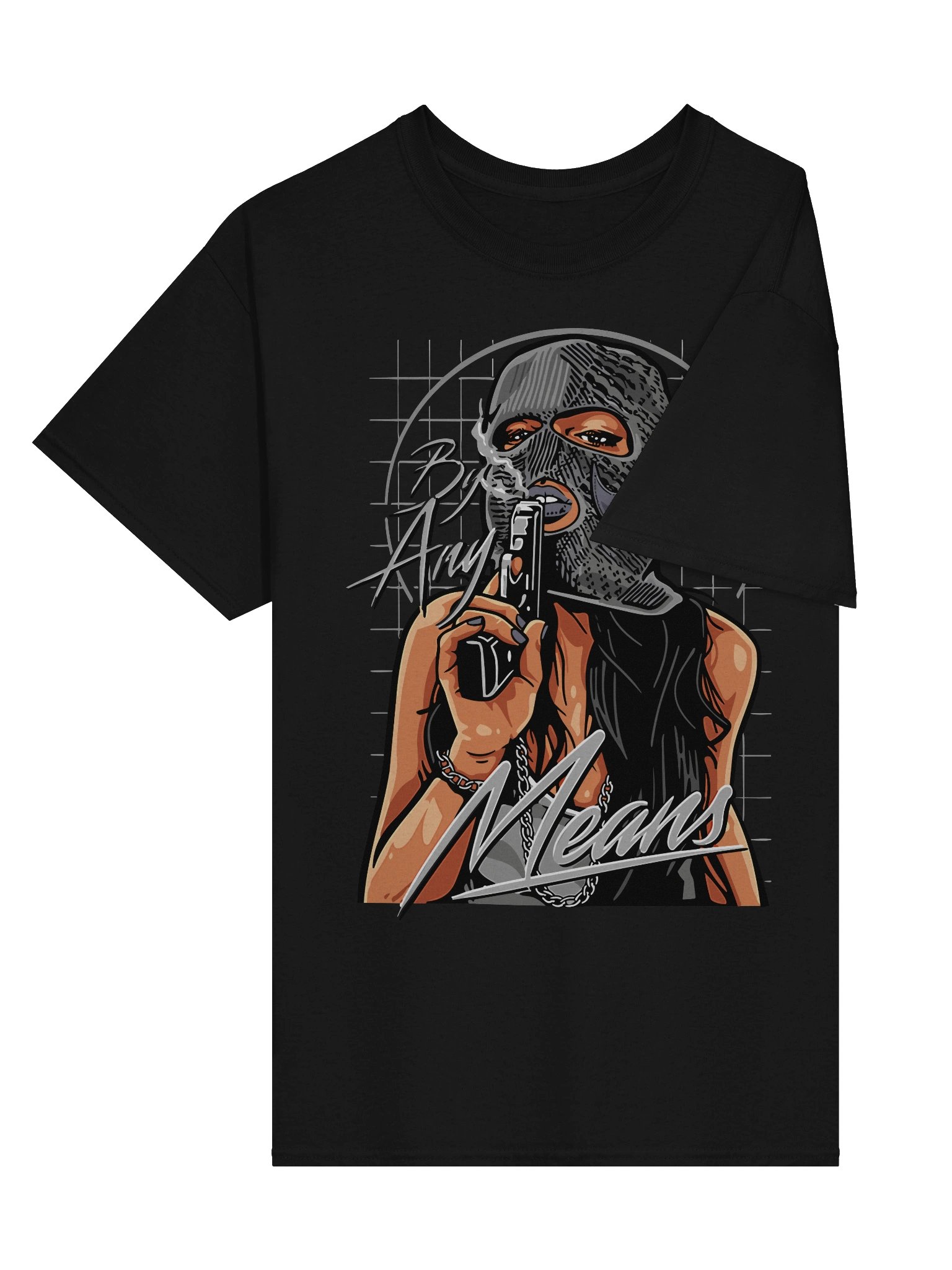 Graphic Streetwear Logo Ski Mask T-Shirt - Unisex T-Shirt – Premium Printed T-Shirt for Everyday Casual & Streetwear product image (3)