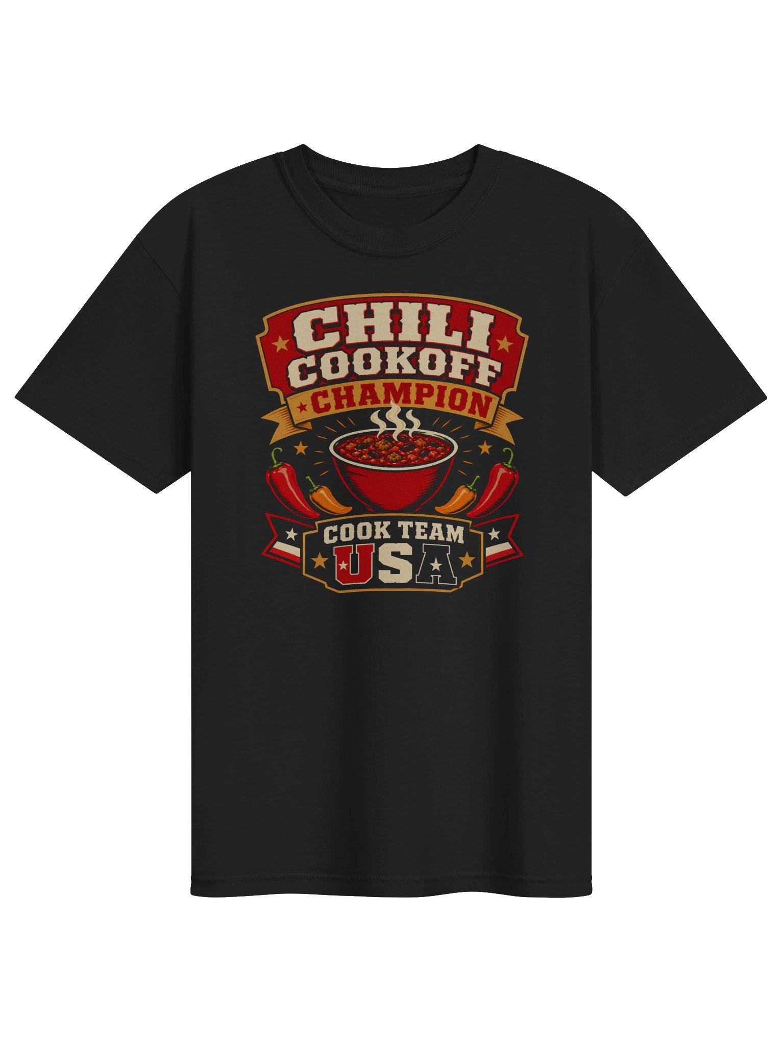Chili Cookoff Champion T-Shirt | Bold Americana Cook Team Tee product image (2)