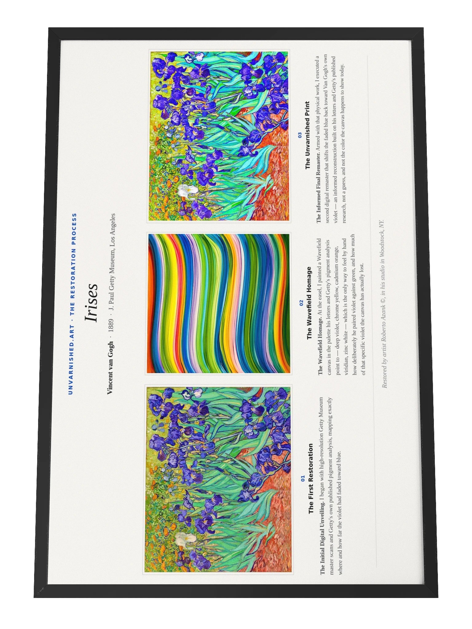 Irises — Framed Process Poster product image (1)