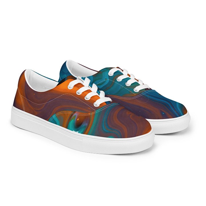 S³ Liquid Rouge Flourish Laced Canvas Shoes product image (2)