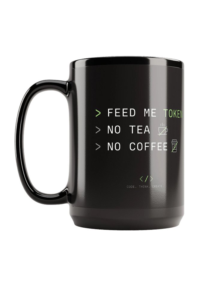 TOKENS IN VIBES OUT Mug | AI Geek Spirit Collection product image (1)