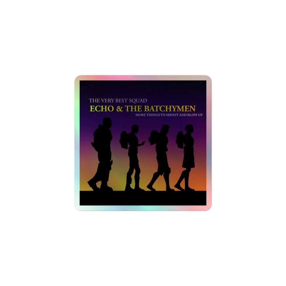 Echo & the Batchymen Holo Sticker product image (1)