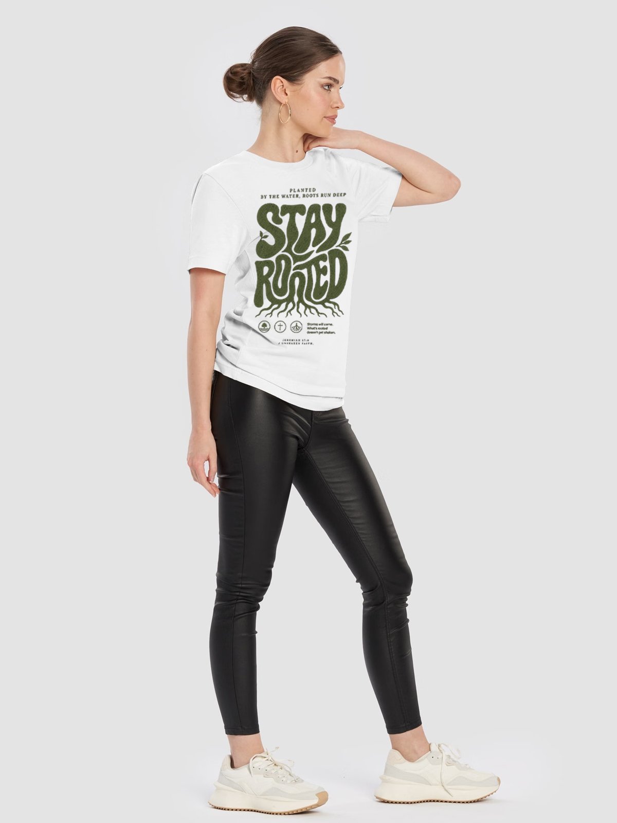 Stay Rooted Faith Christian graphic T-Shirt product image (6)