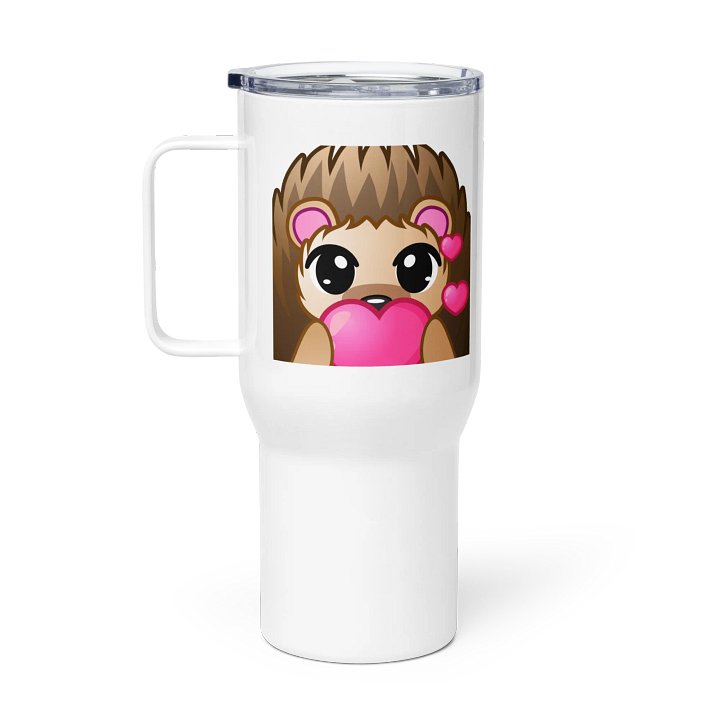 I am loved white travel mug product image (2)