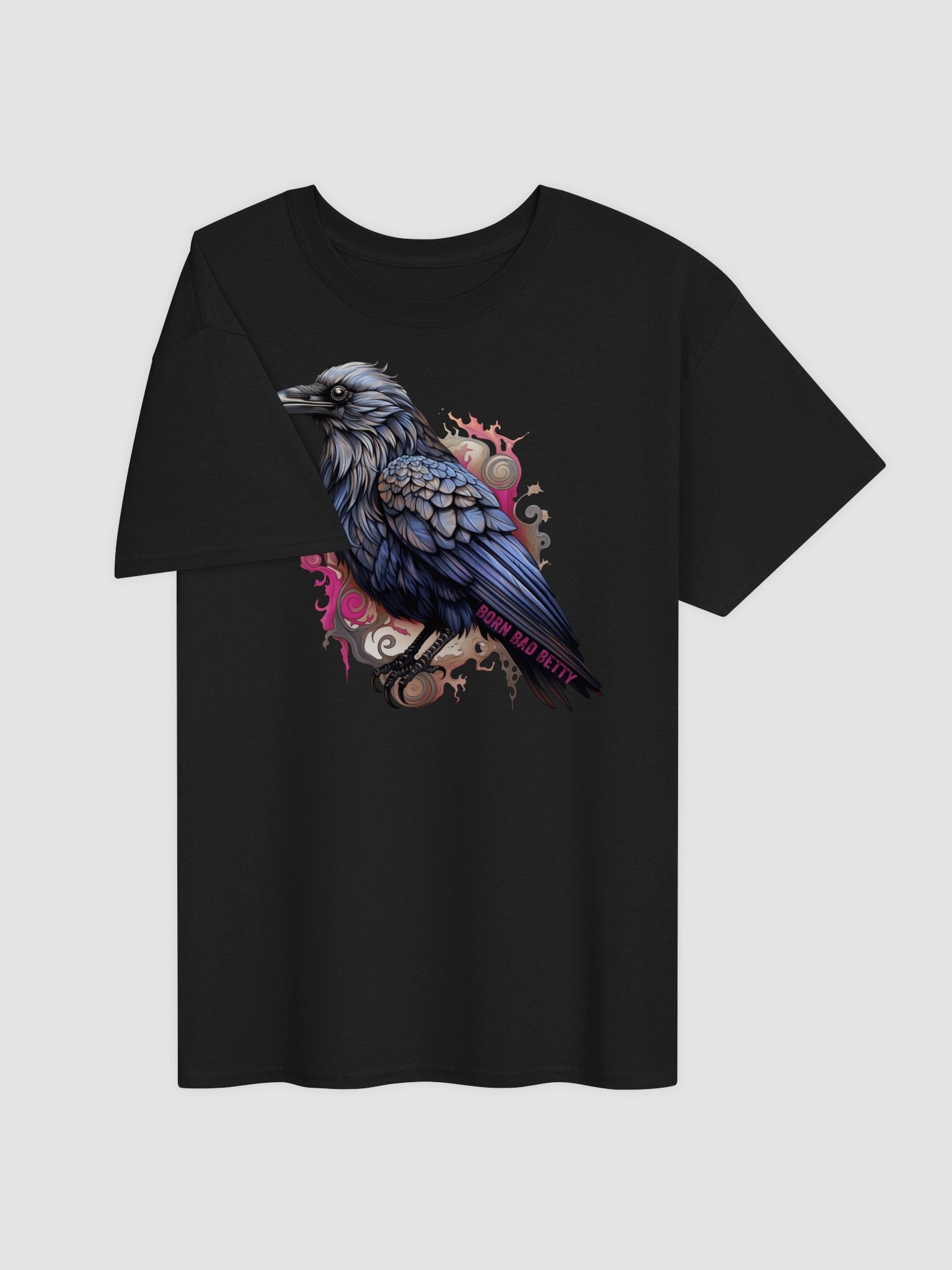 Raven Gothic Swirls T-Shirt product image (4)