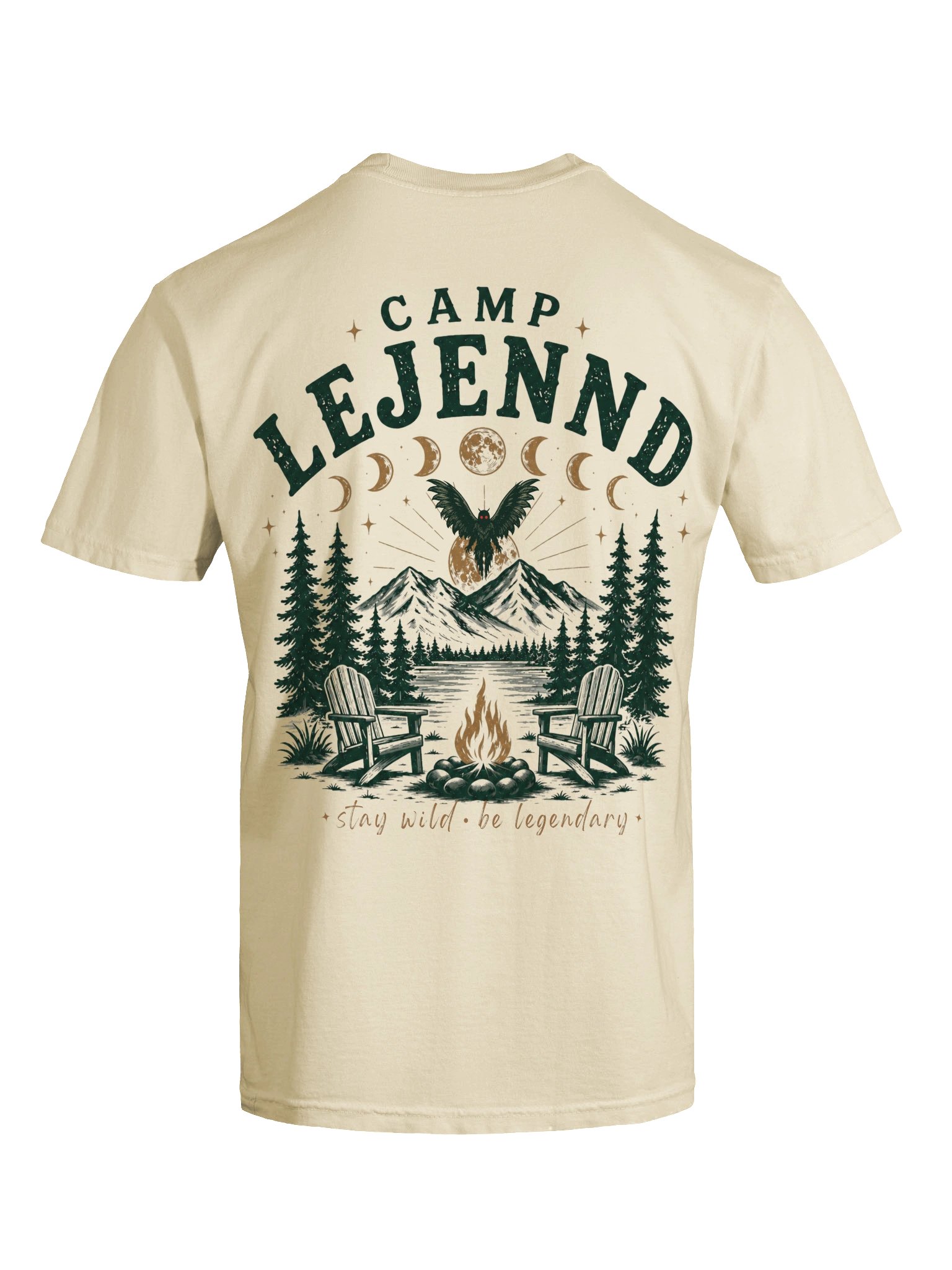Camp Lejennd T-Shirt, Back Design product image (28)