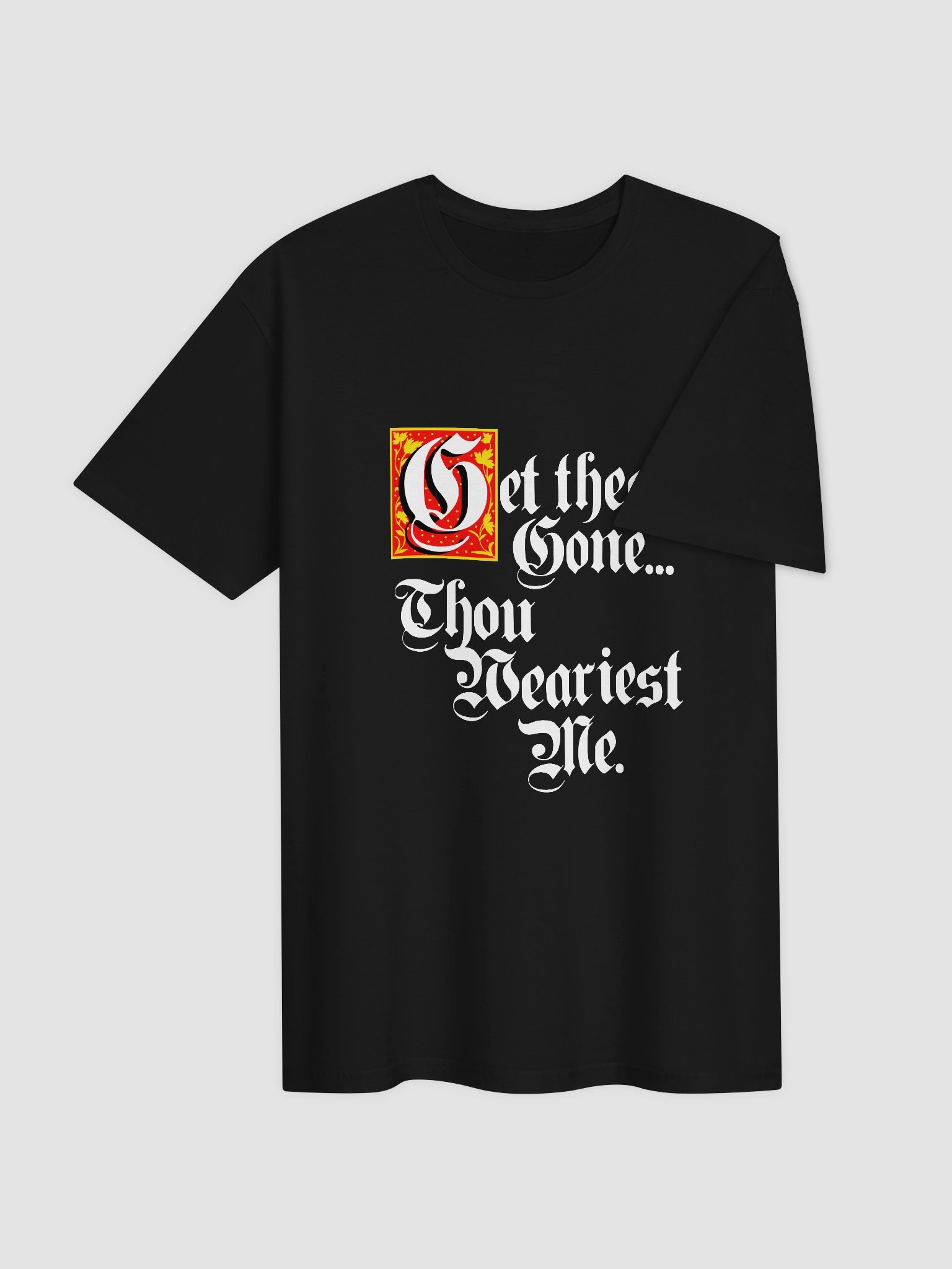 Funny medieval illuminated manuscript Unisex T-Shirt product image (14)