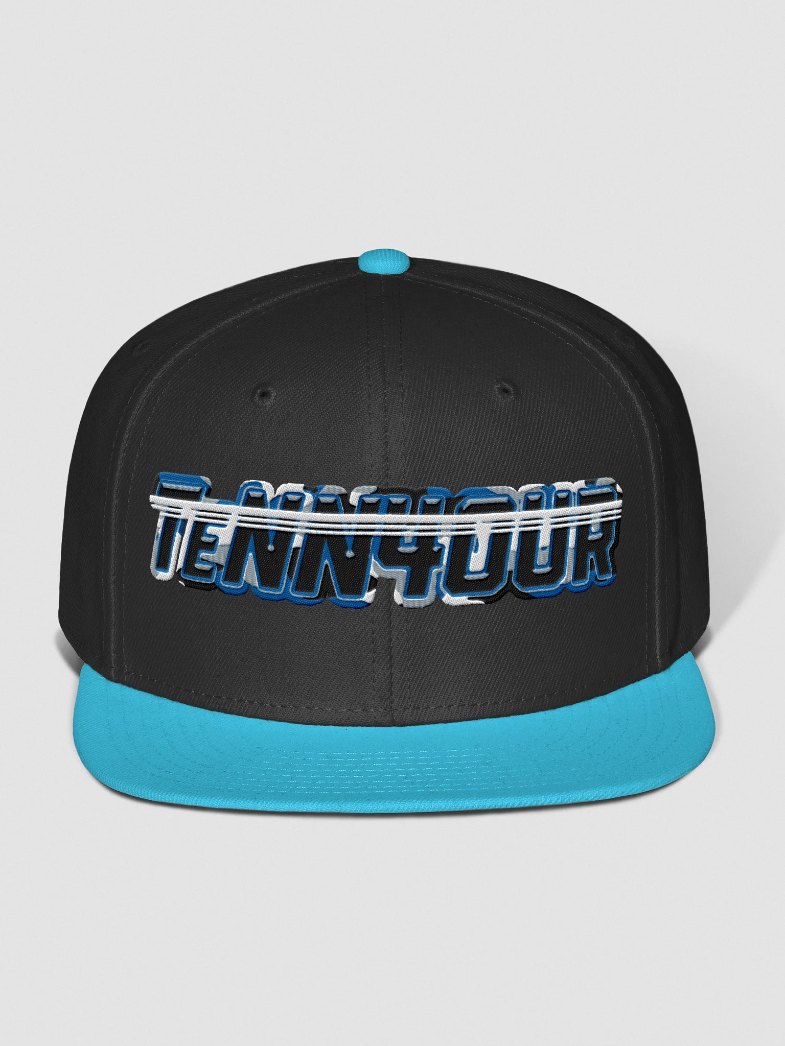 TENN4OUR Camo Blue (Embroidered) Snapback Cap product image (3)