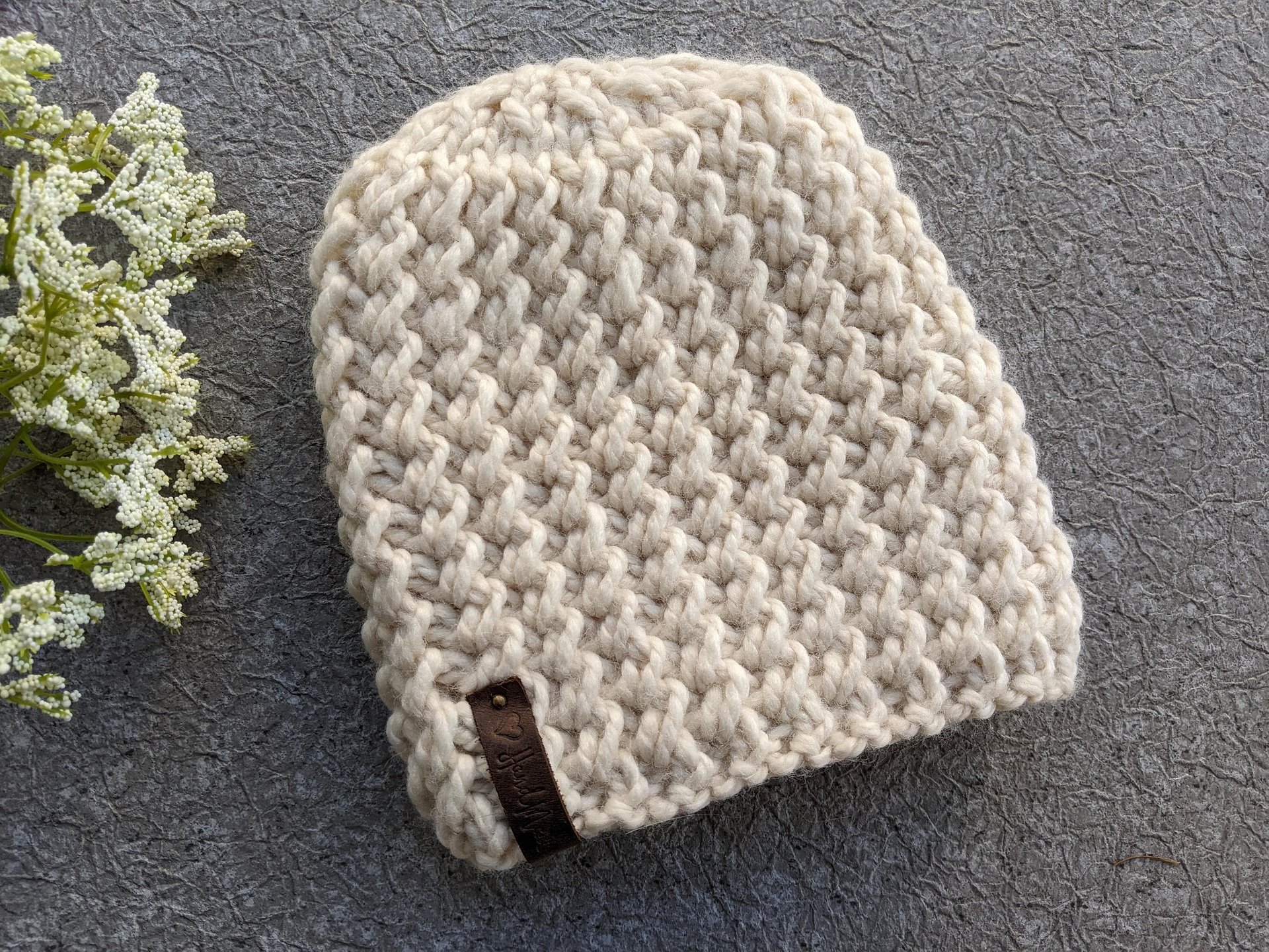 Flat Knit Super Bulky Hat Pattern product image (9)