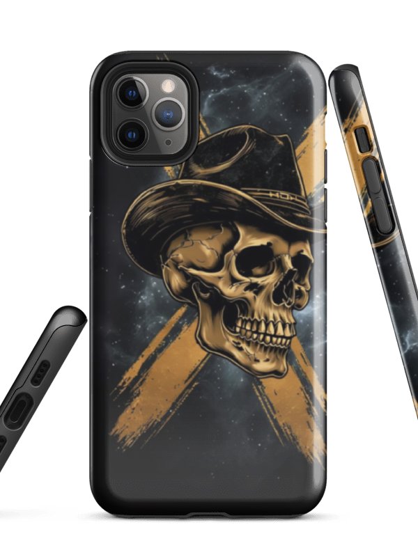 Golden Cowboy Skull Tough iPhone® Case product image (9)