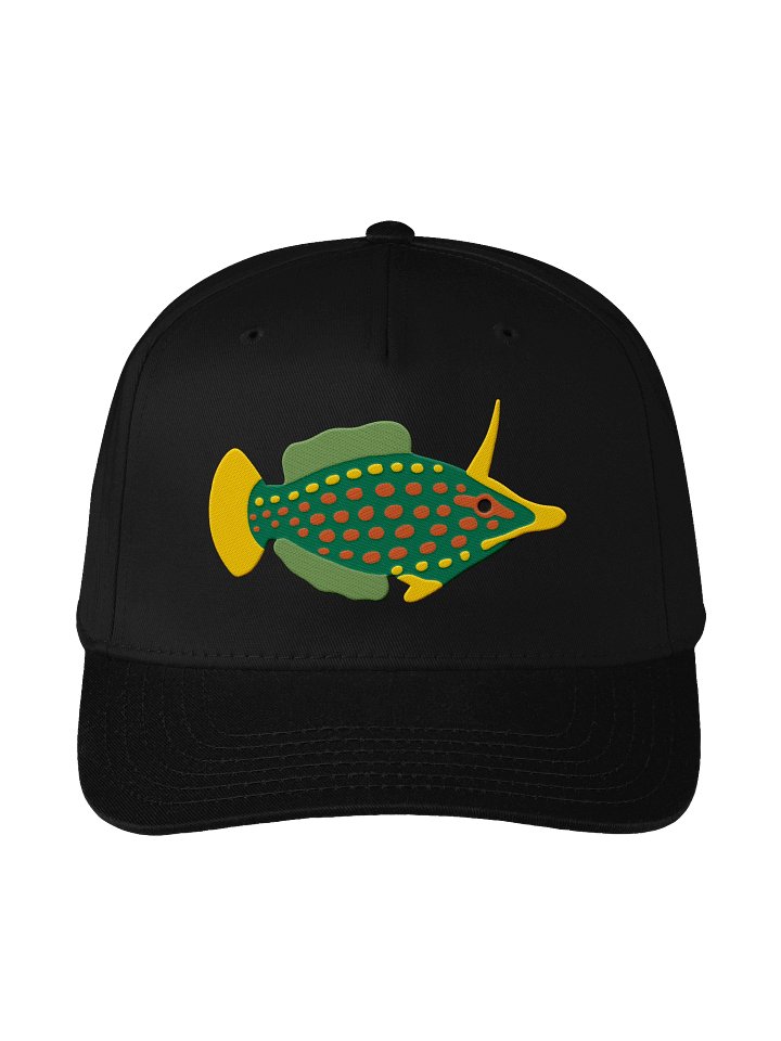 Orange-Spotted Filefish Mid-Profile Baseball Cap (Embroidered) for Reef and Marine Aquarium Lovers product image (6)
