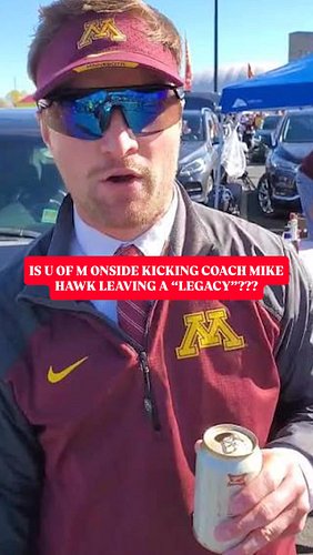 Is University of Minnesota Onside Kicking Coach, Mike Hawk leaving a “legacy”???

Search “10K Takes” on YouTube or wherever y...