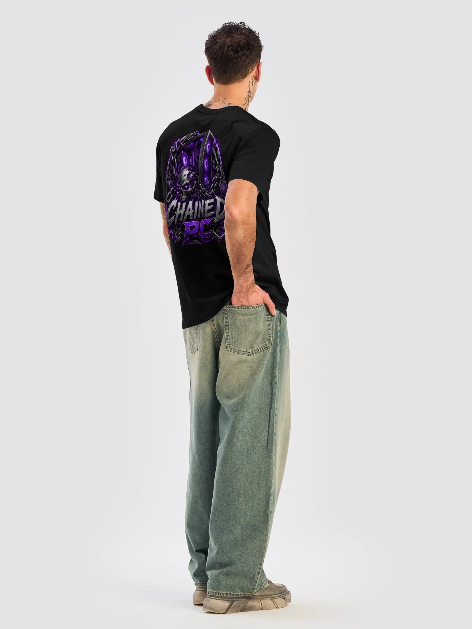 ChainedPC Skull Gaming T-Shirt product image (58)