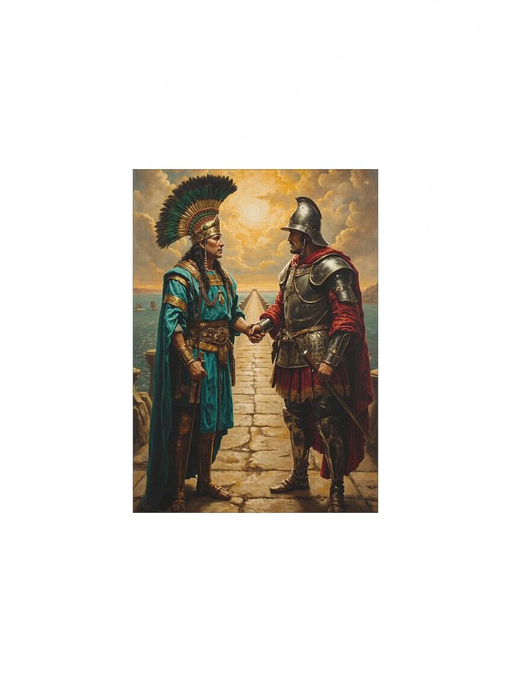 Encuentro en Tenochtitlan (1519): Moctezuma y Cortés en la Calzada de Iztapalapa product image (1)