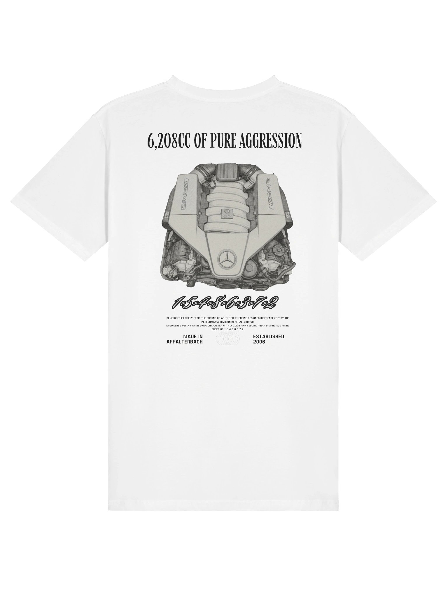 The 6.2L Symphony Tee: White Double-Sided product image (2)