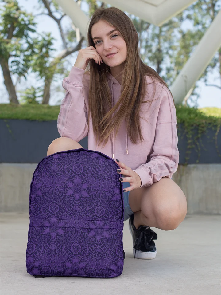 Purple/Black Back Pack product image (1)