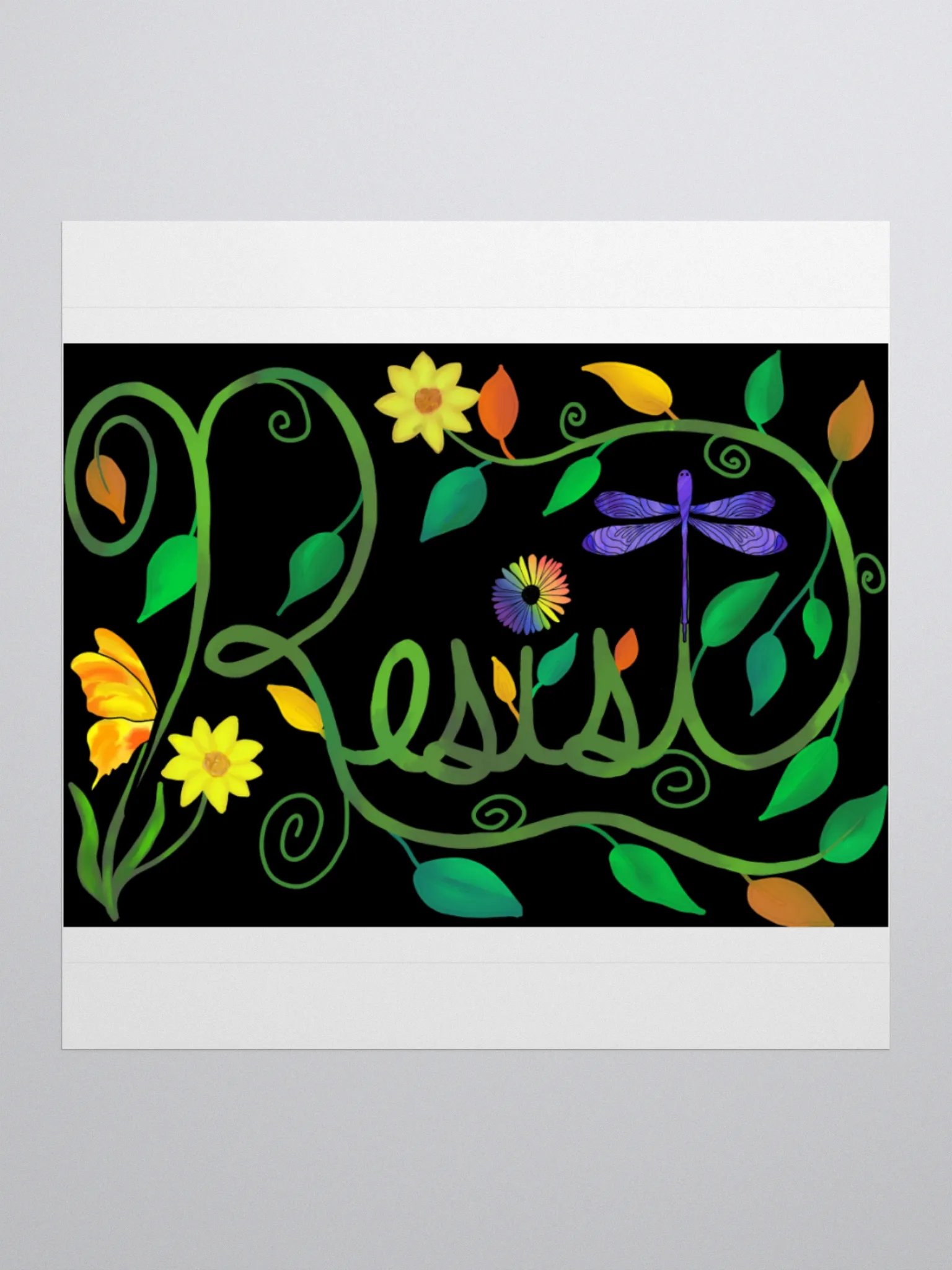 Floral Resist sticker product image (2)