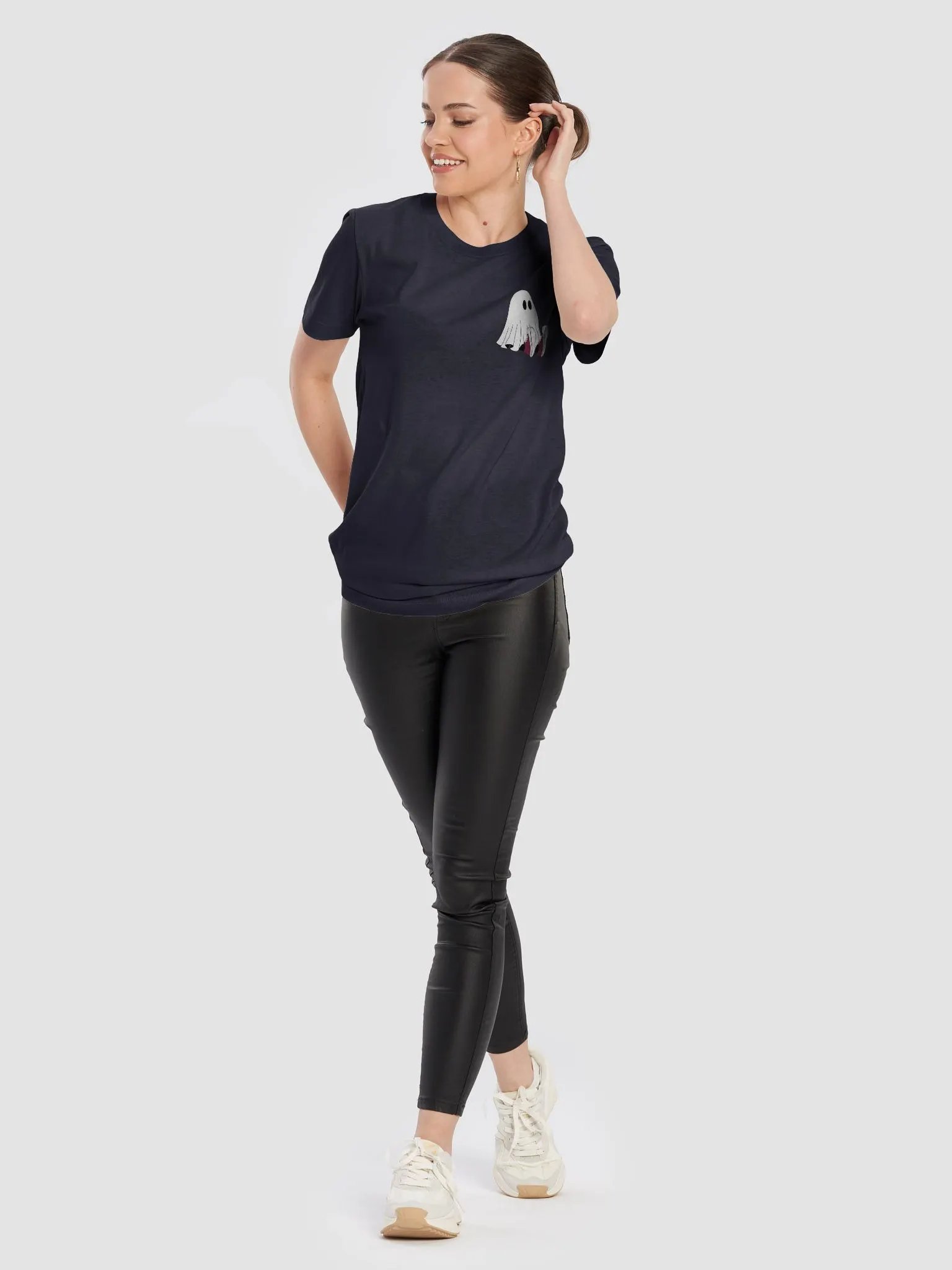 Spooky Ghost With Big Red Shoes T-Shirt product image (10)