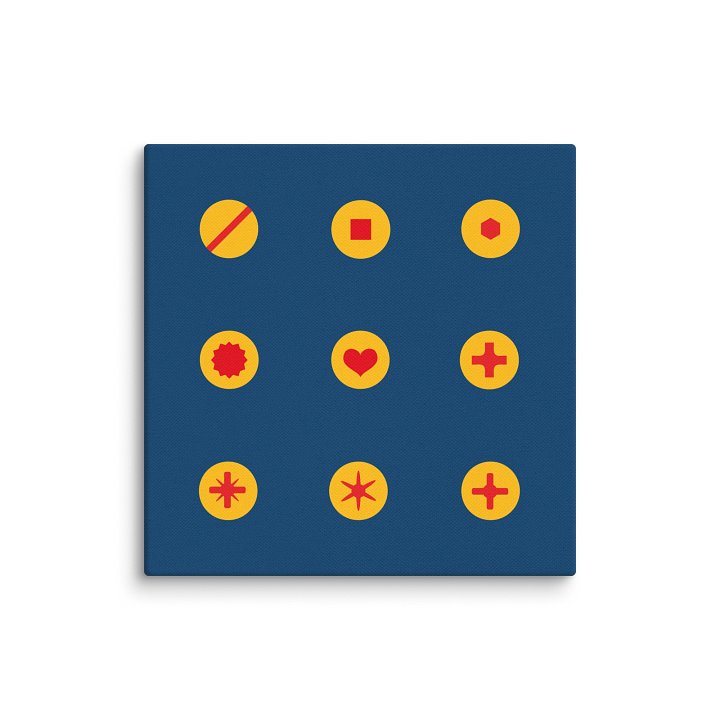 Copenhagen Boys “Solvej” Square Canvas Print – 3 Sizes Available product image (1)