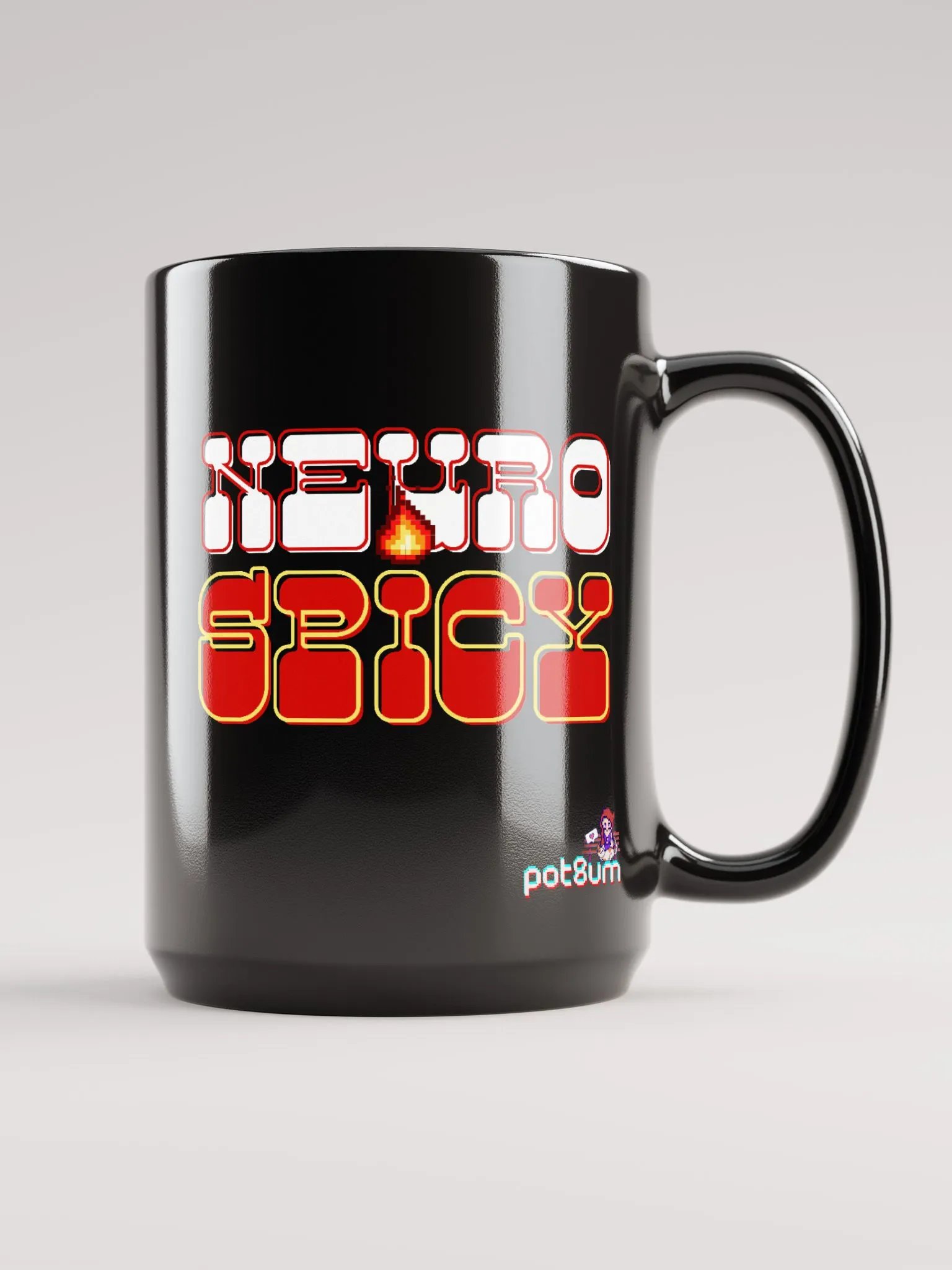 NEUROSPICY black glossy mug product image (5)